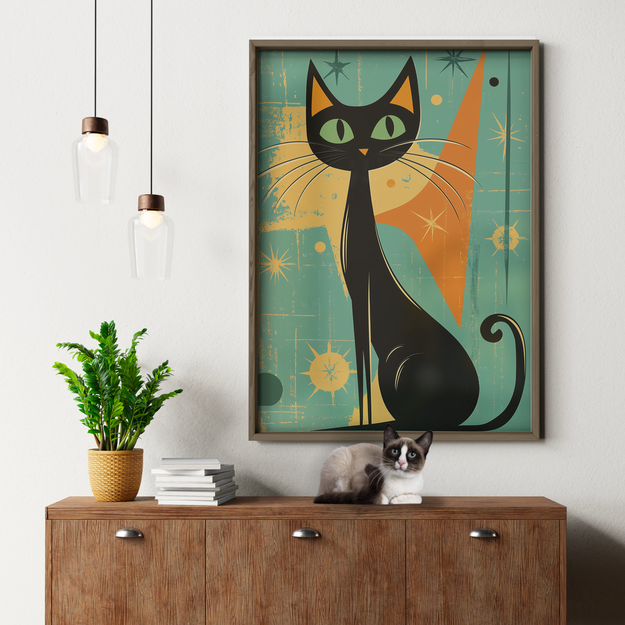 Atomic Cat Starburst Retro