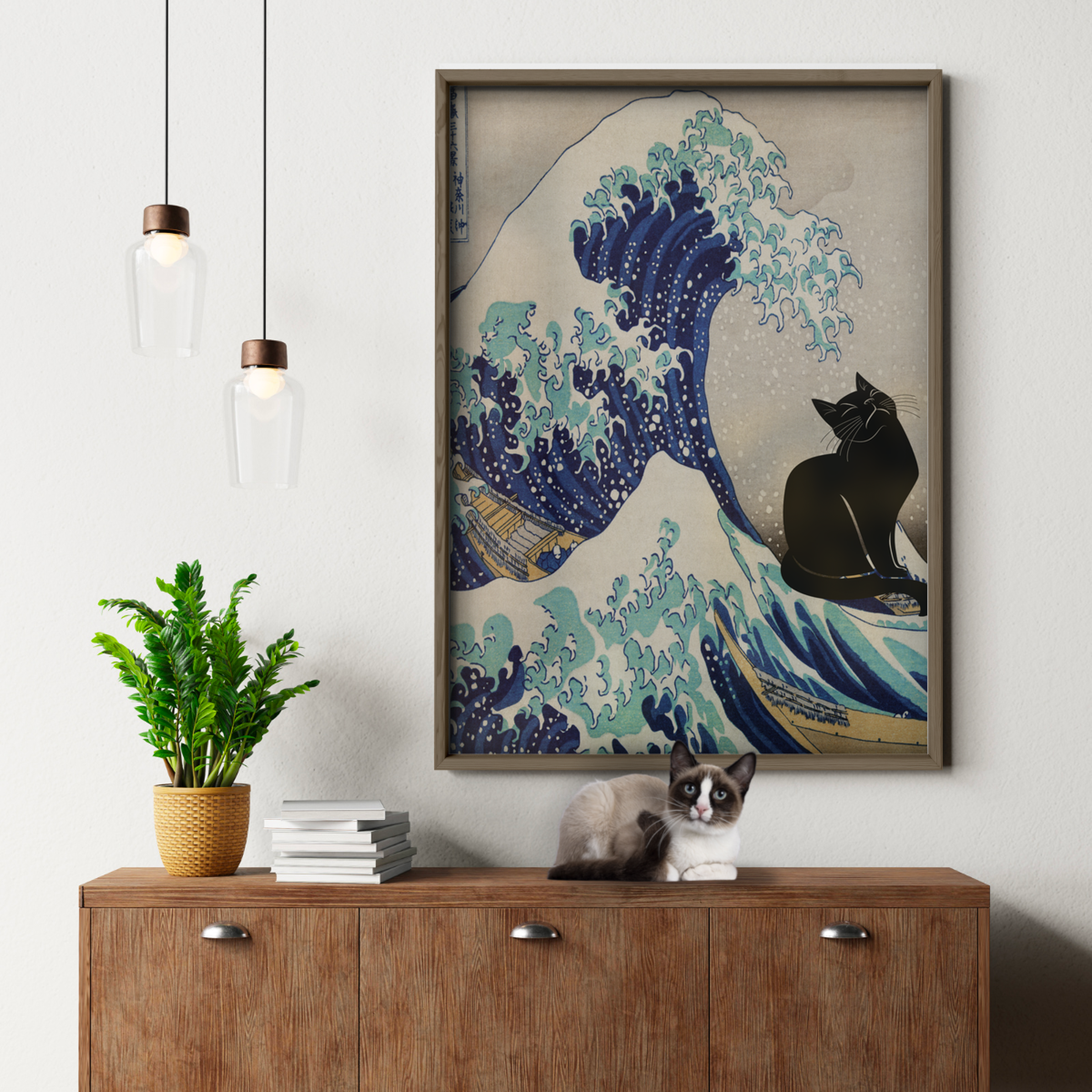 Black Cat X Kanagawa Wave
