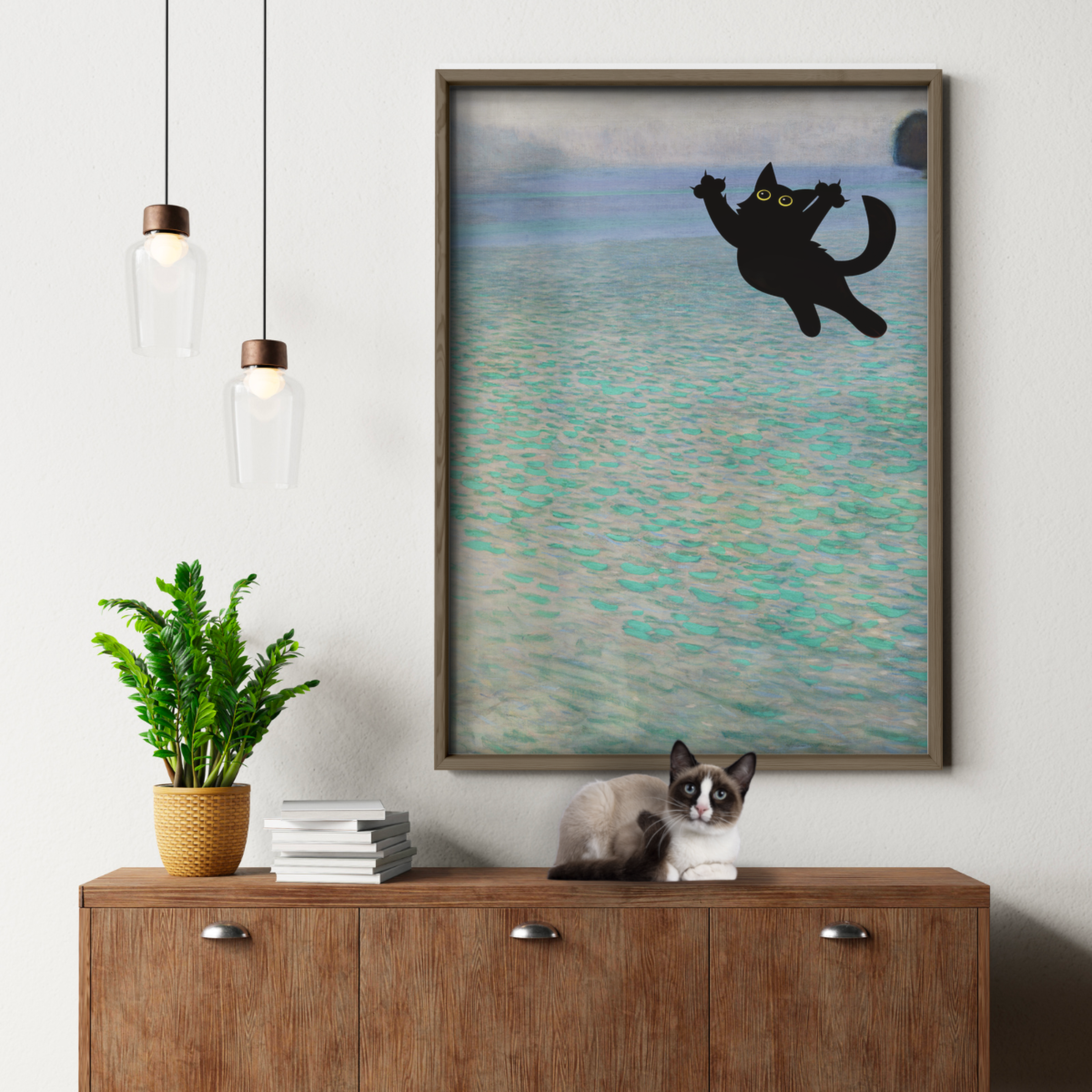 Cat Jump X Klimt Attersee