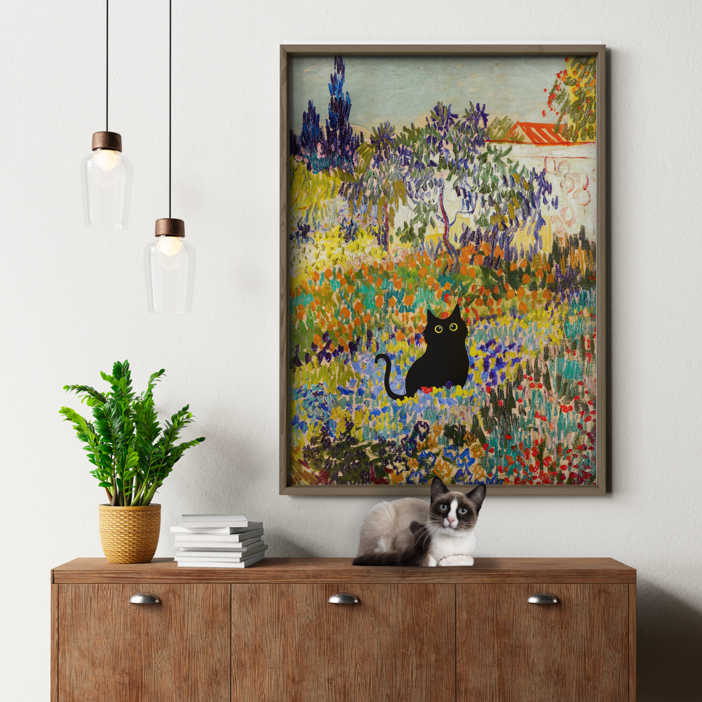 Cat Monet Sainte Adresse