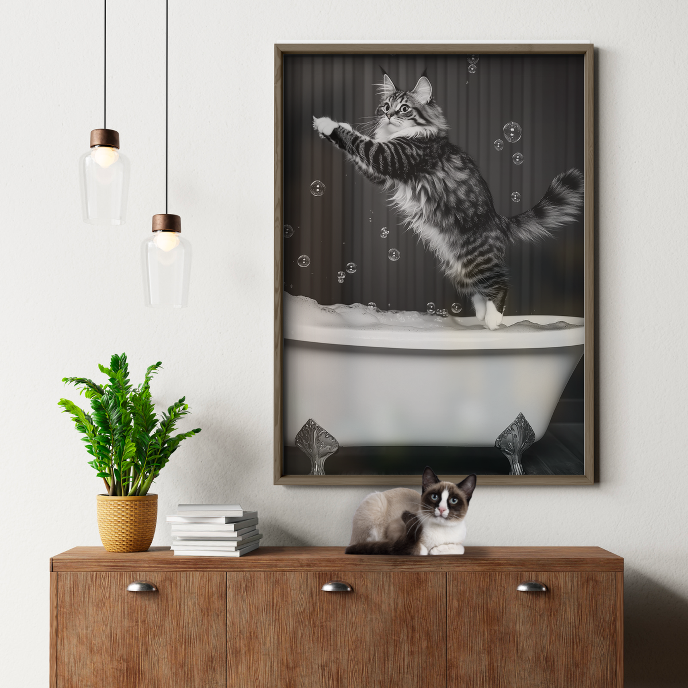 Cozy Cat Bubble Dancer