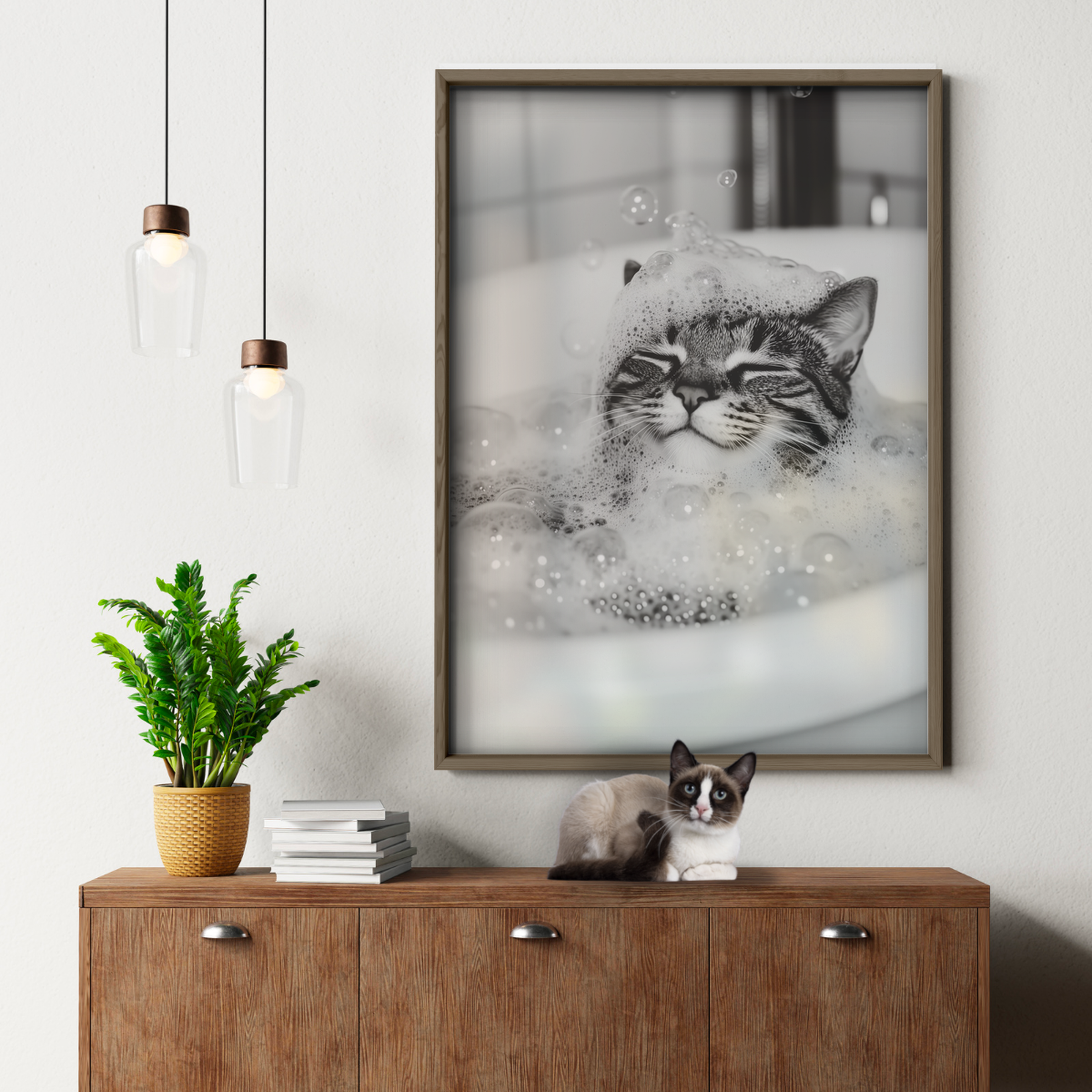 Cozy Cat Bubble Spa