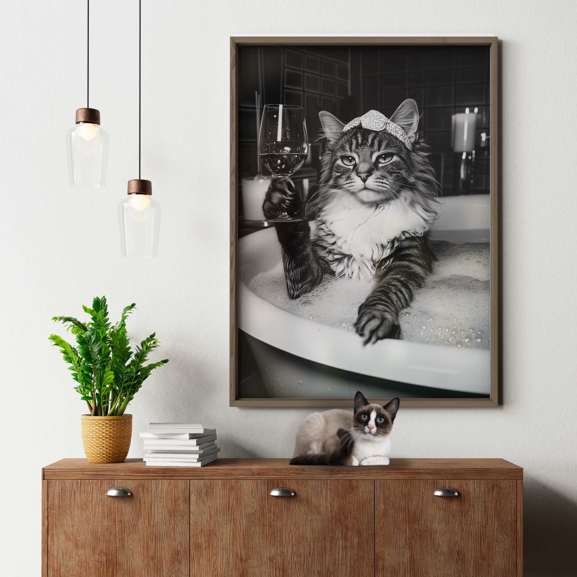 Cozy Cat Glam Relax