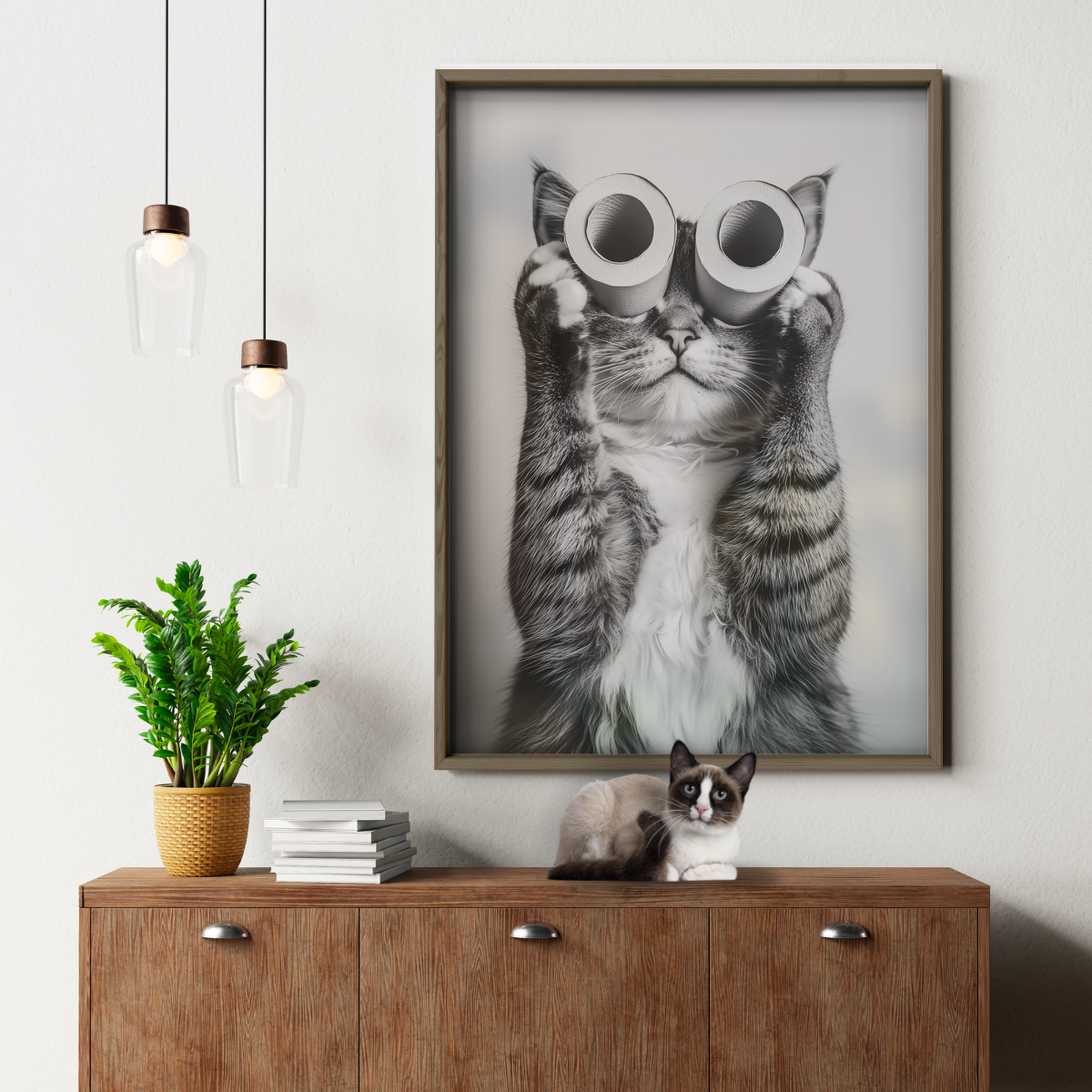 Cozy Cat Paper Binoculars