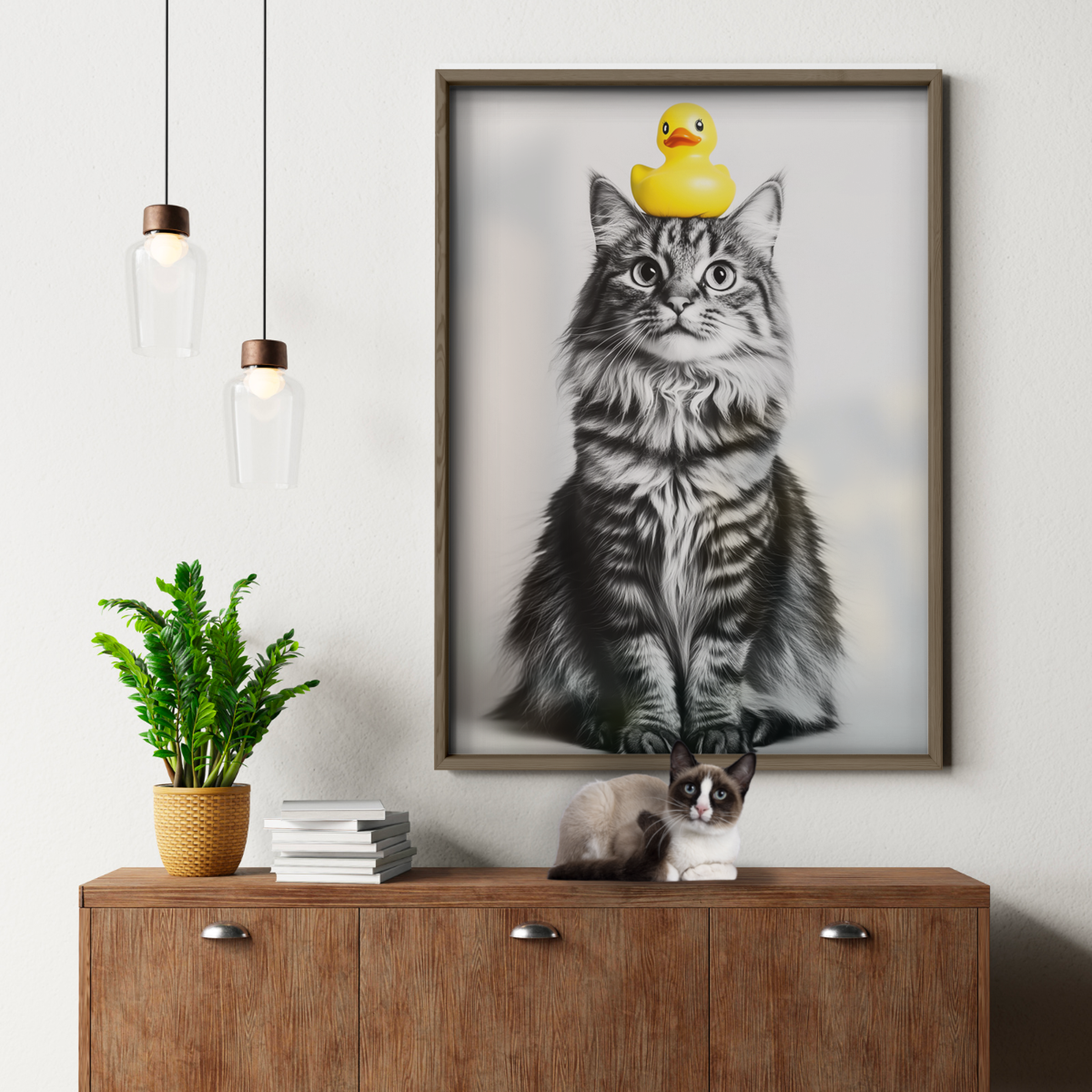 Cozy Cat Rubber Duck