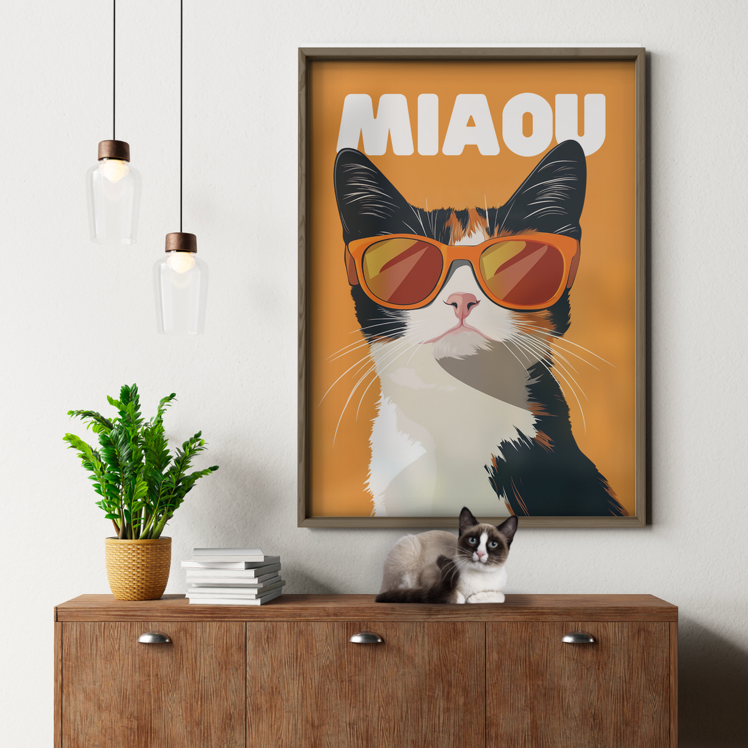 Groovy Cat Orange Miaou