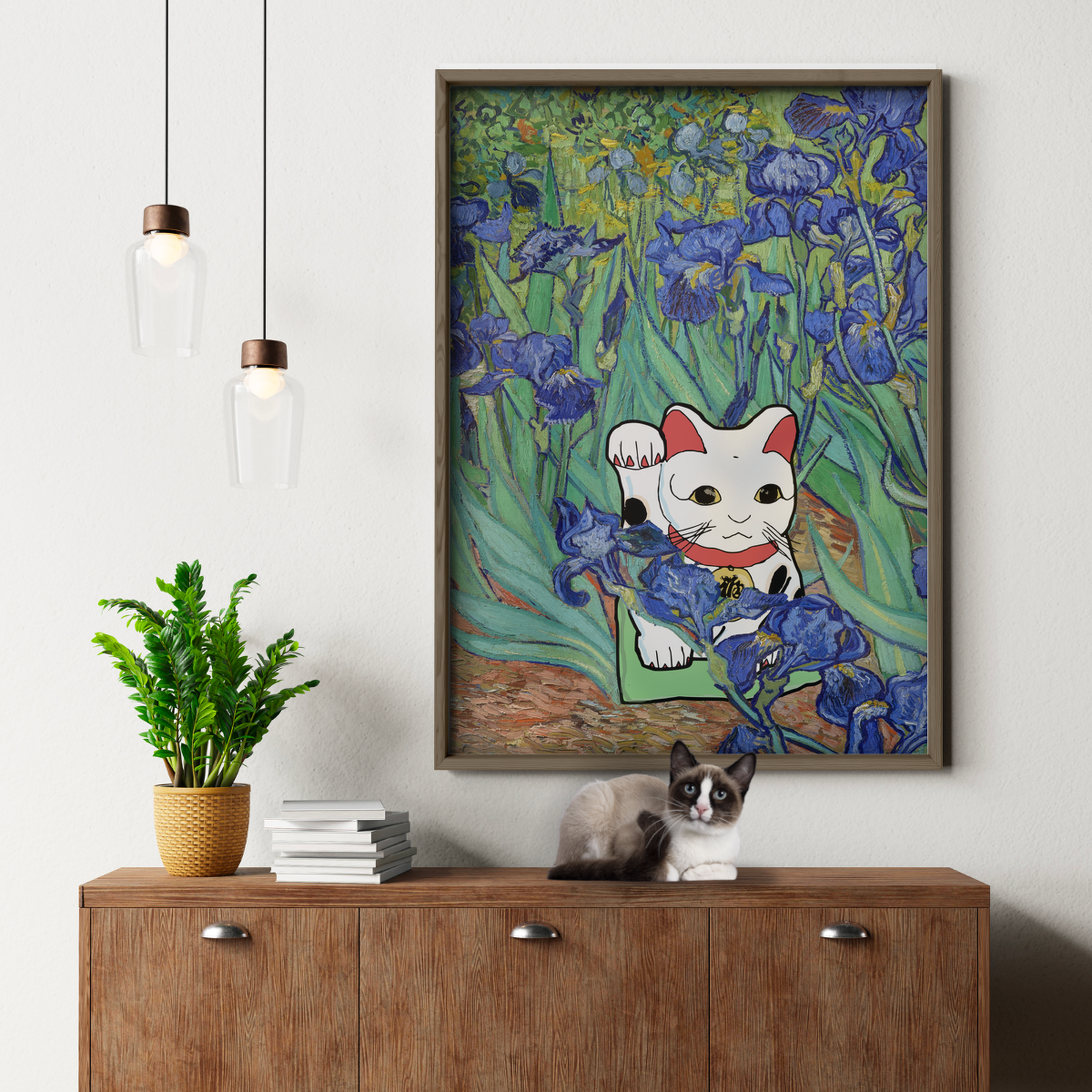Maneki Neko X Van Gogh