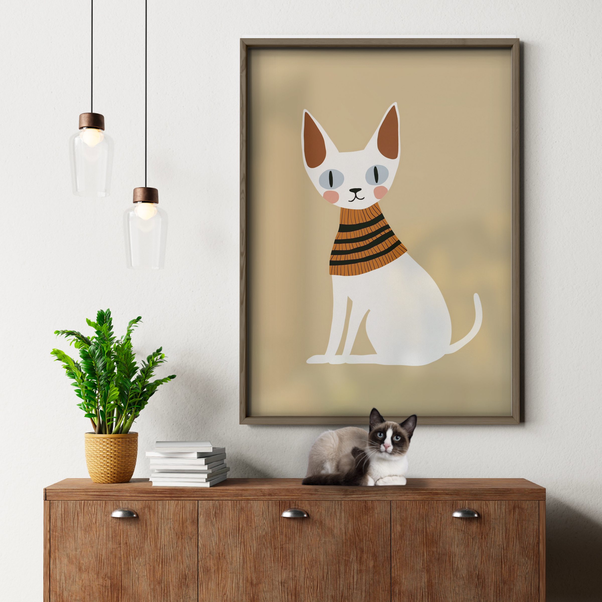 Pop Cat Cozy Sweater