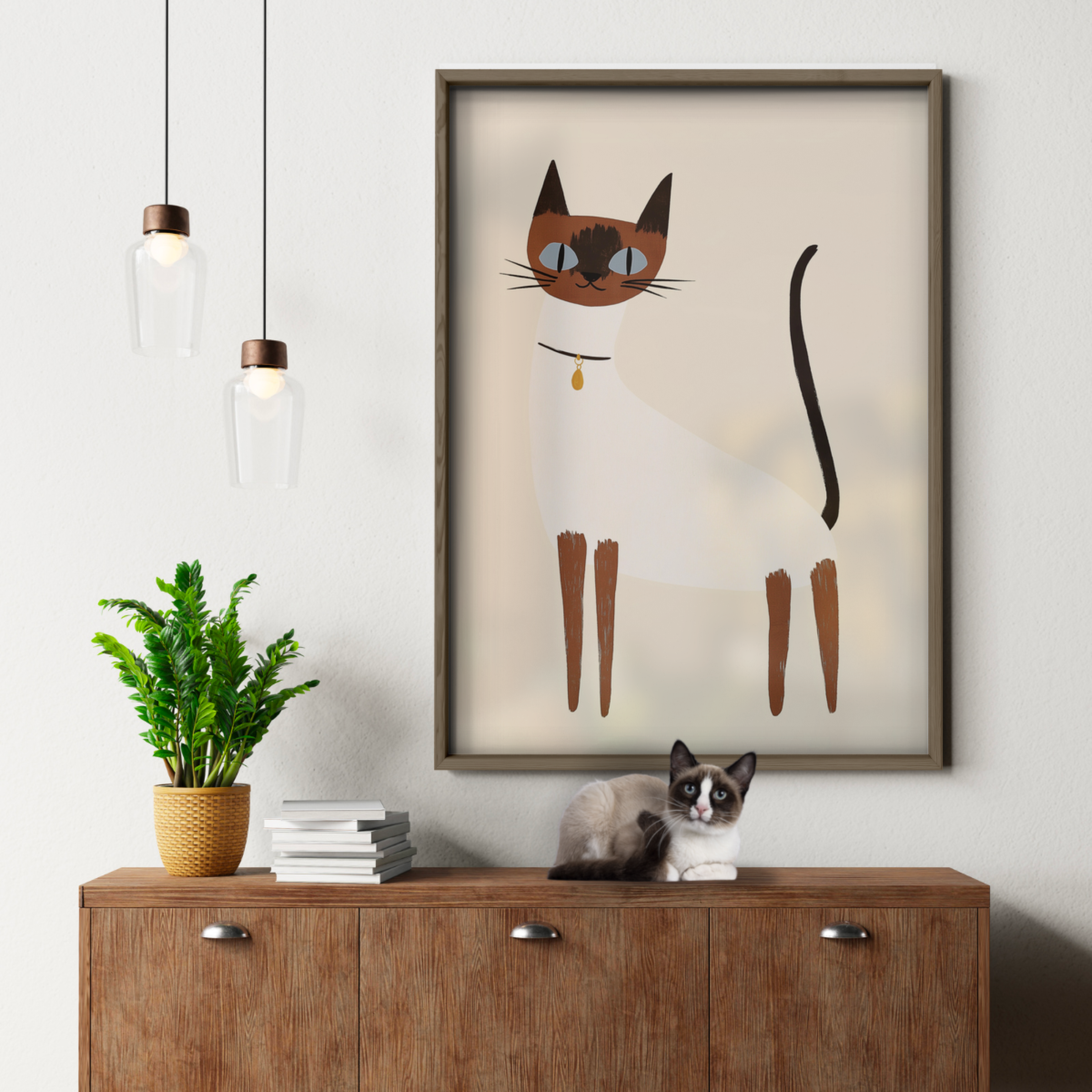 Pop Cat Elegant Siamese