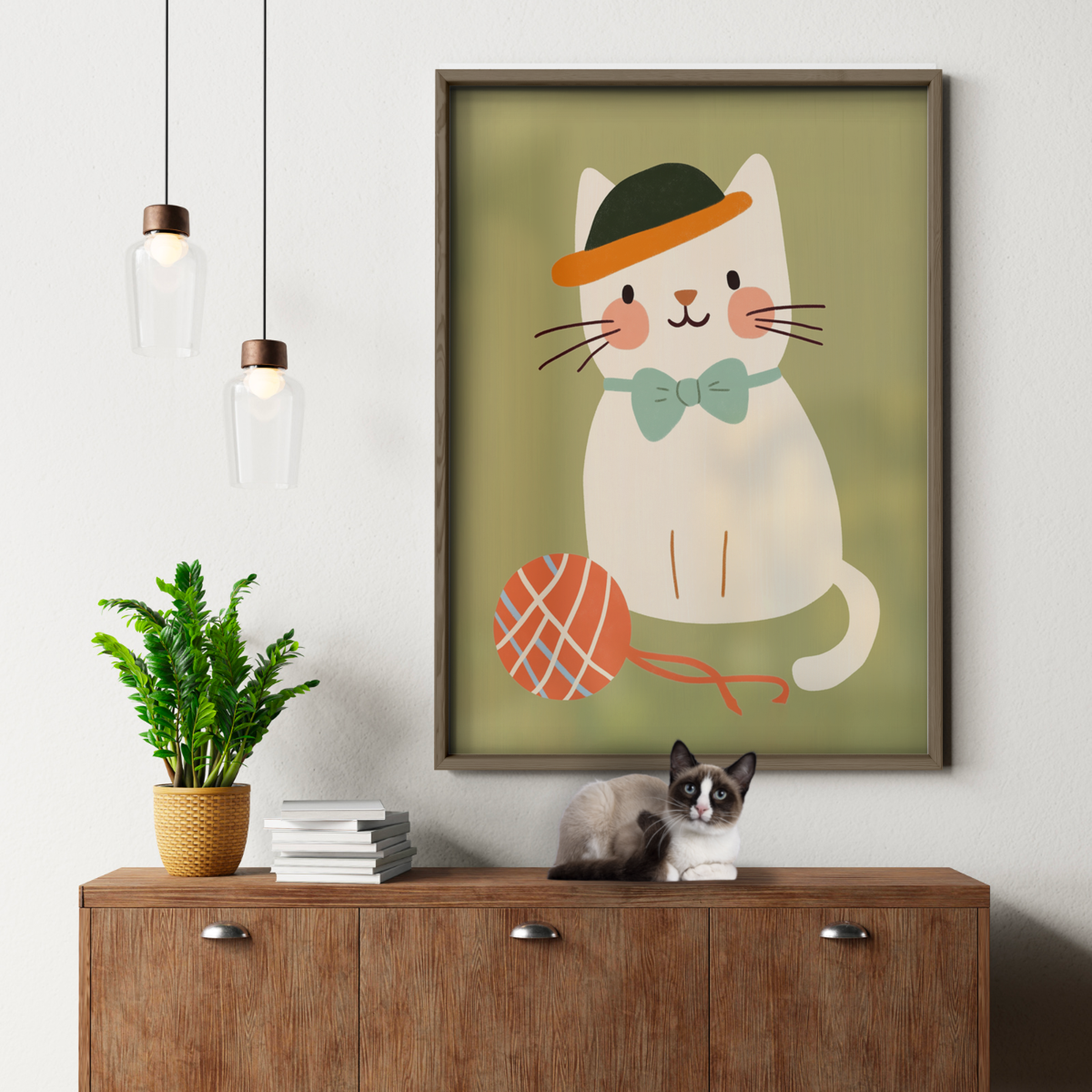 Pop Cat Gentleman Hat