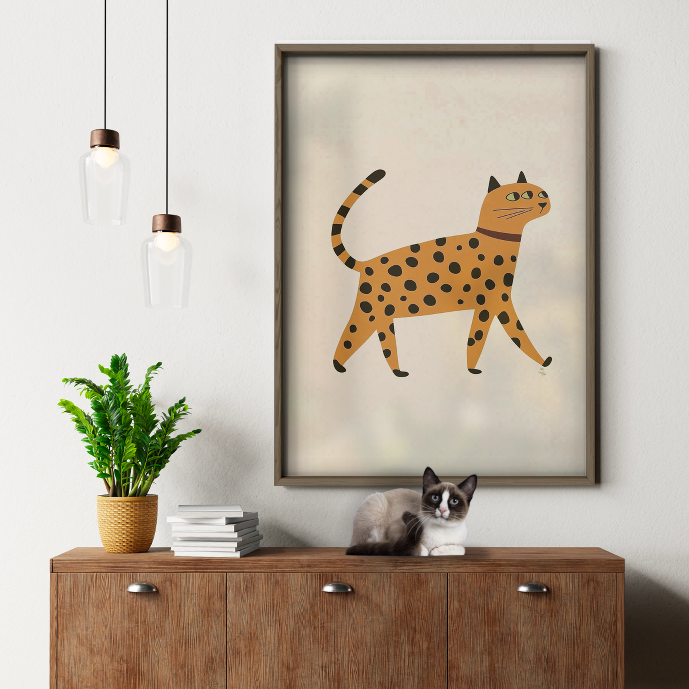 Pop Cat Leopard Walk