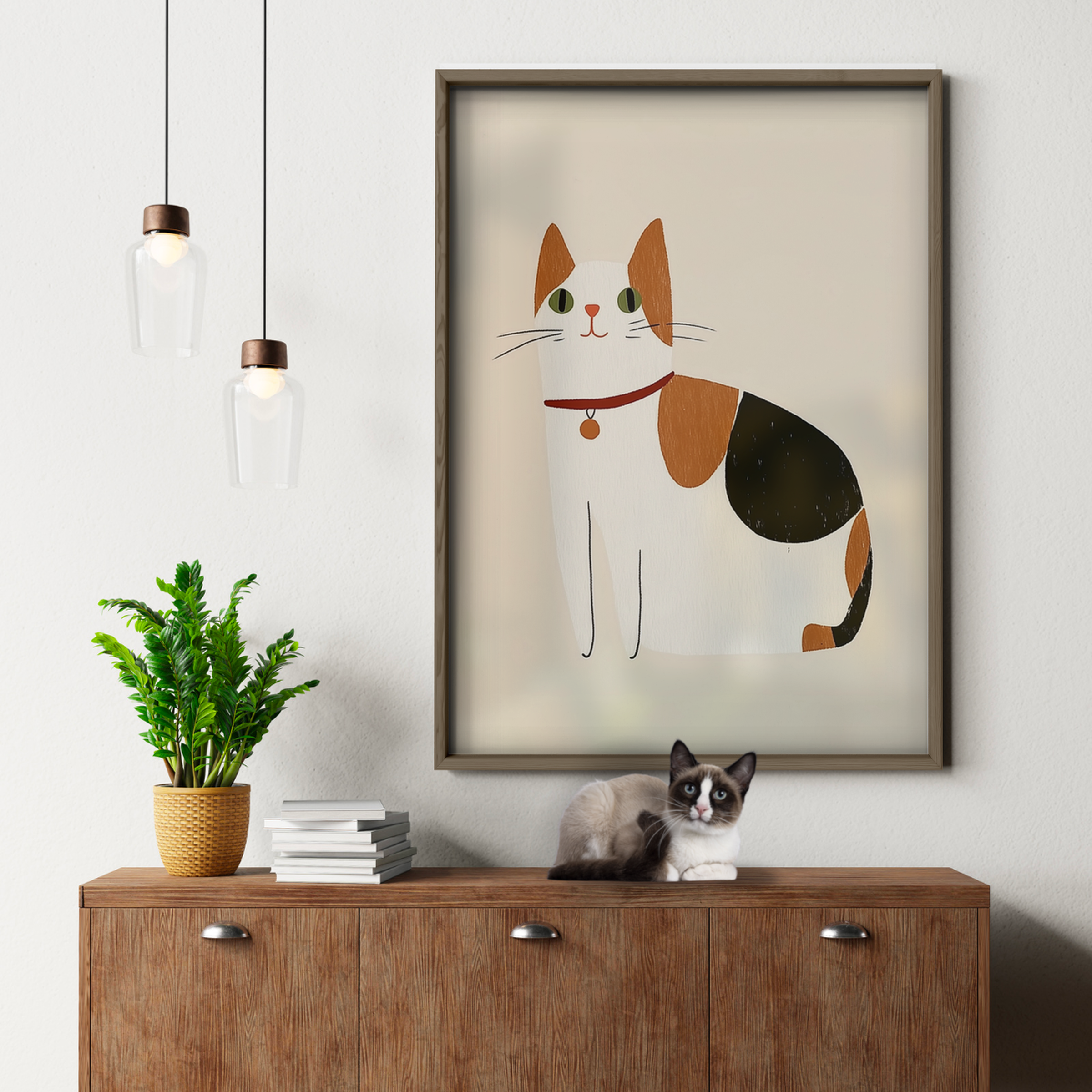 Pop Cat Pendant Charm