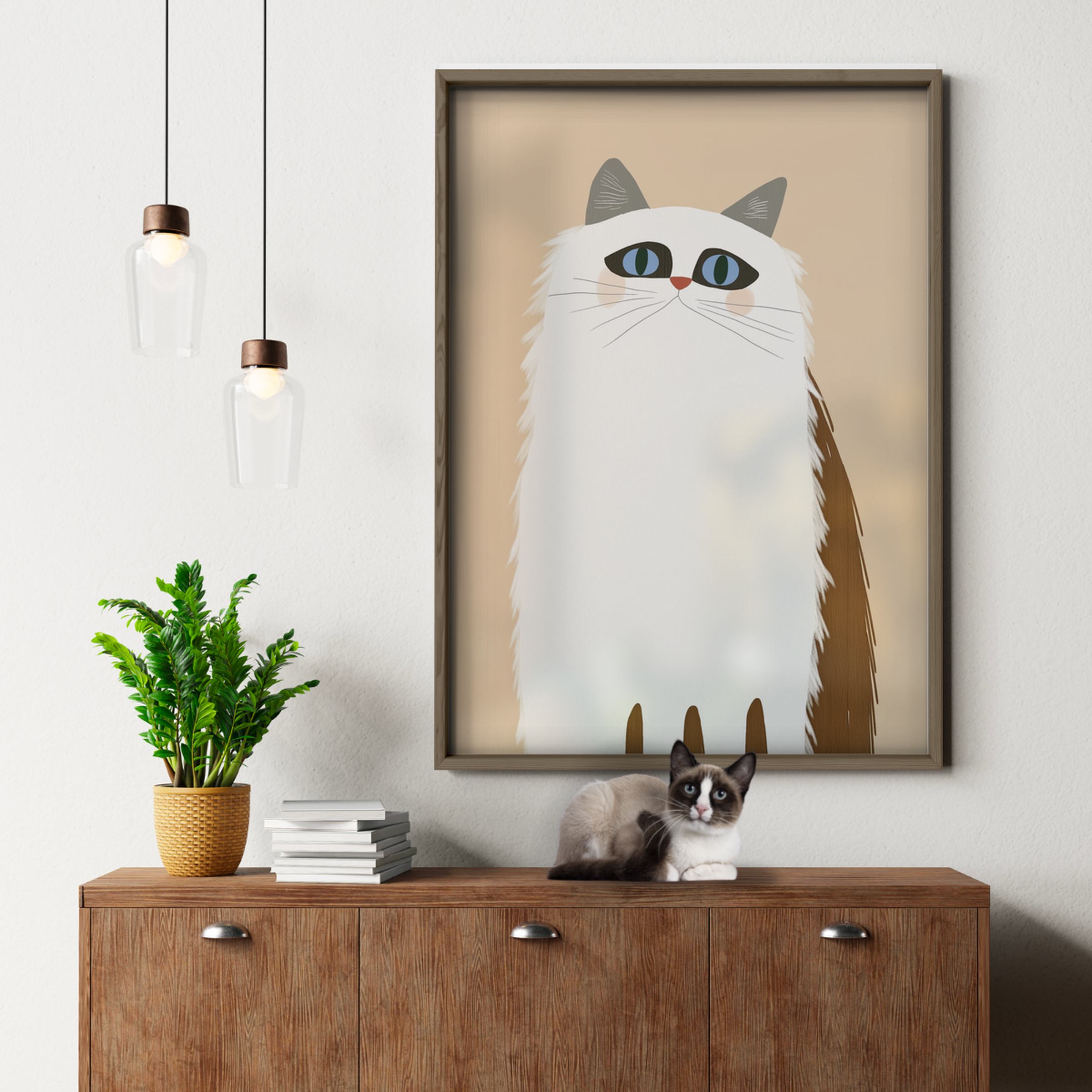 Pop Cat Split Fur