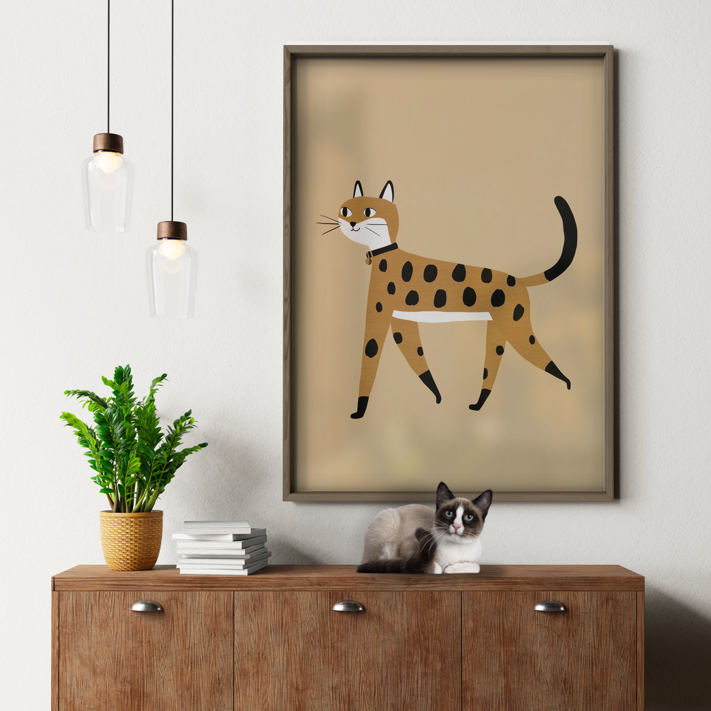 Pop Cat Spotted Walk