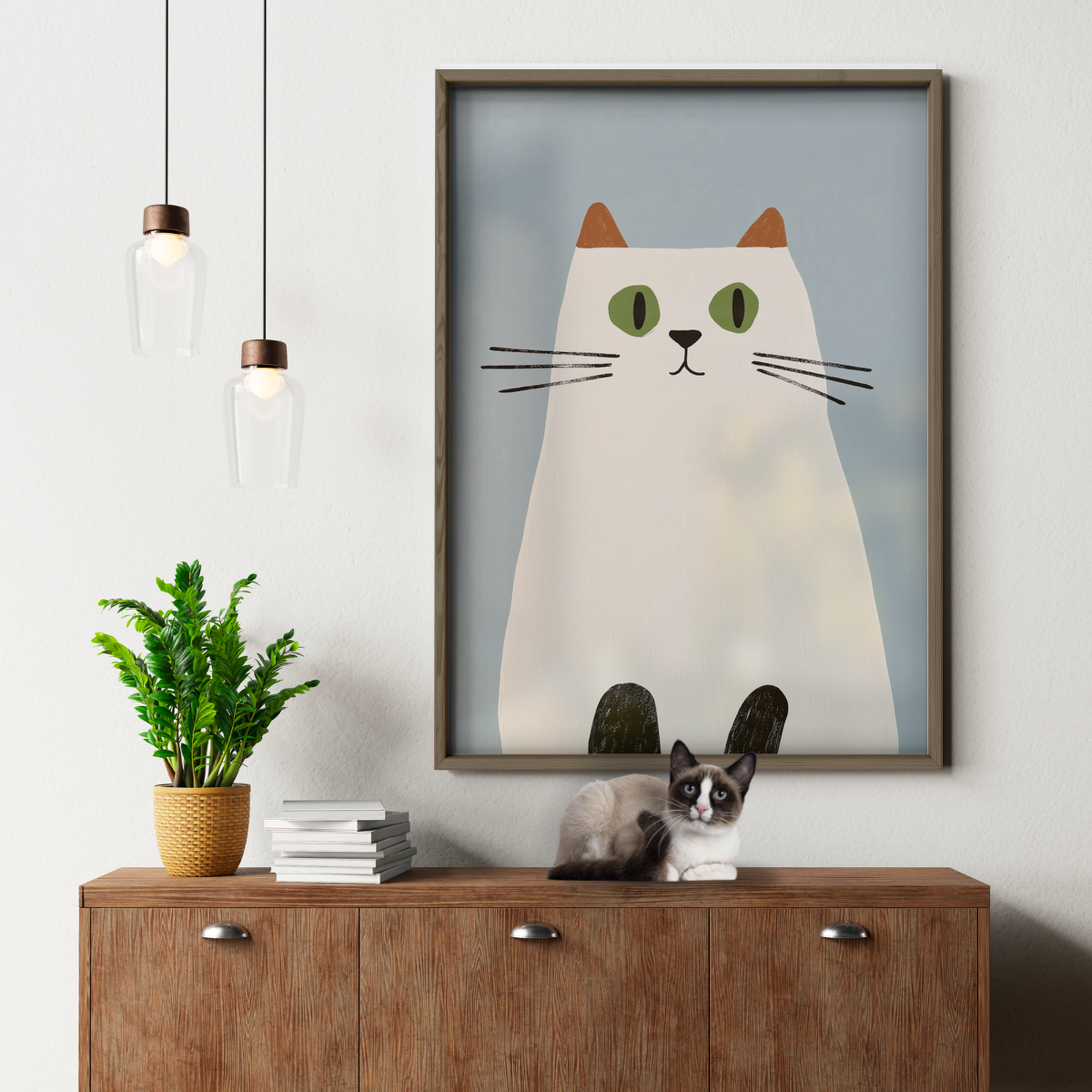 Pop Cat White Whiskers