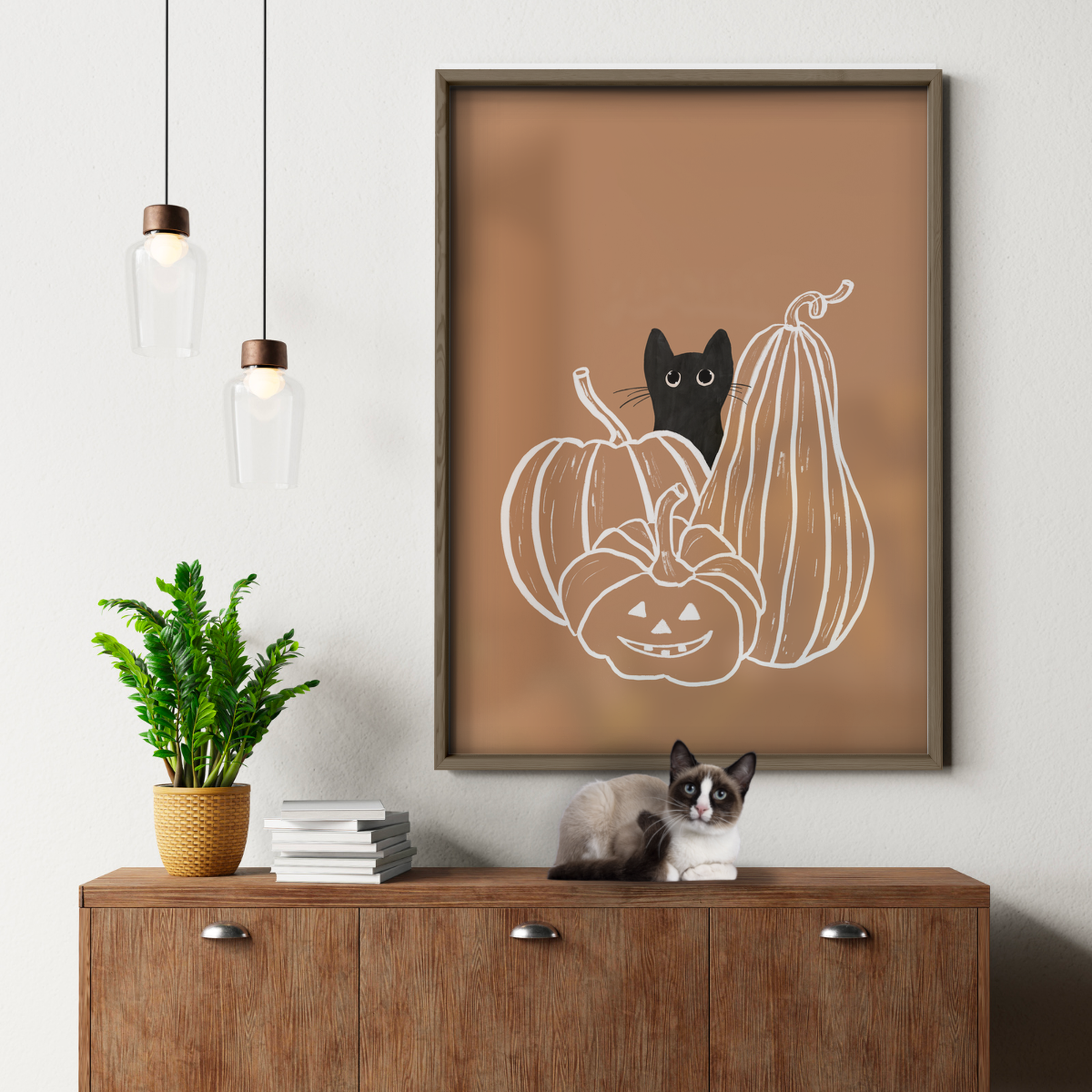 Pumpkin Cat