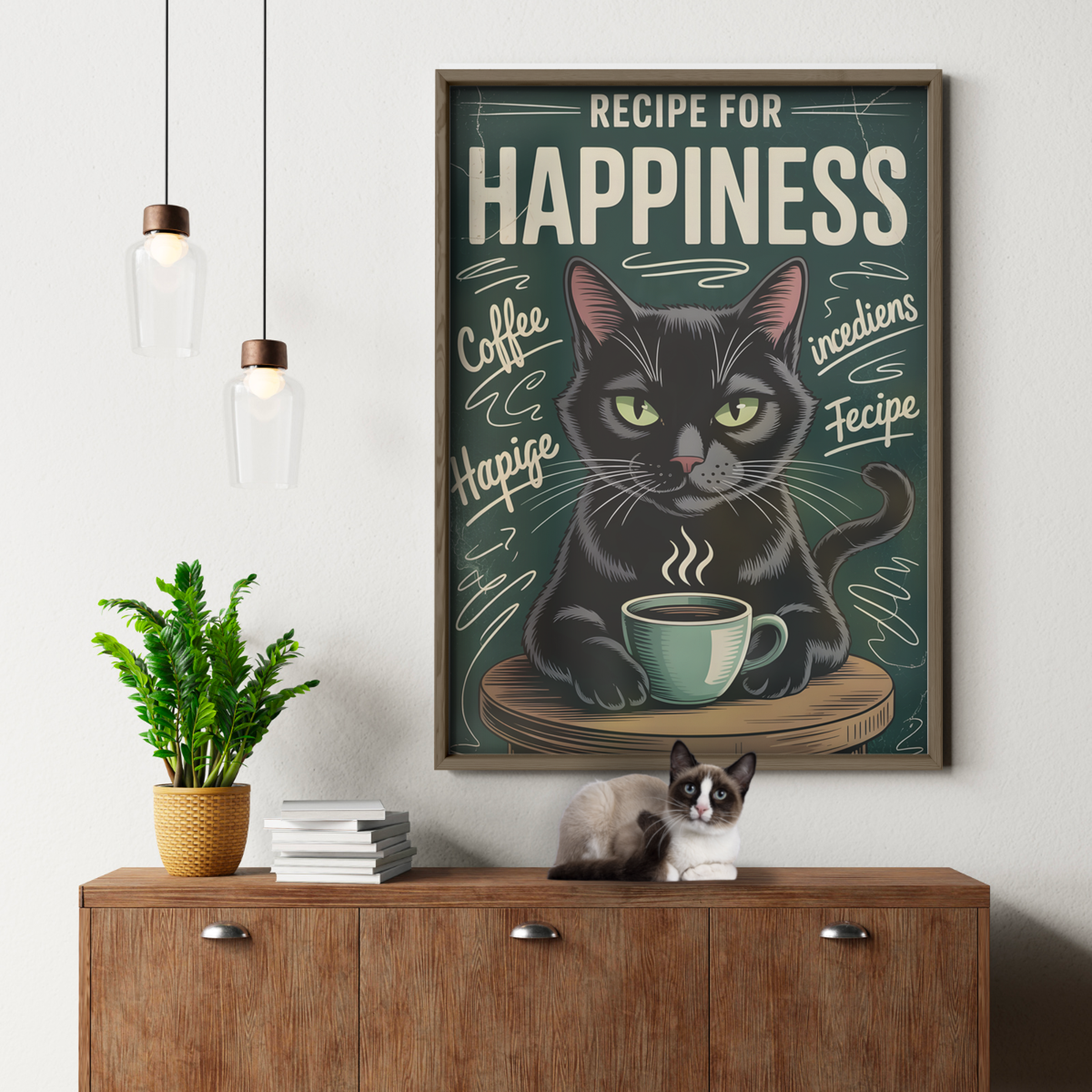 Recipe For Happiness Cat