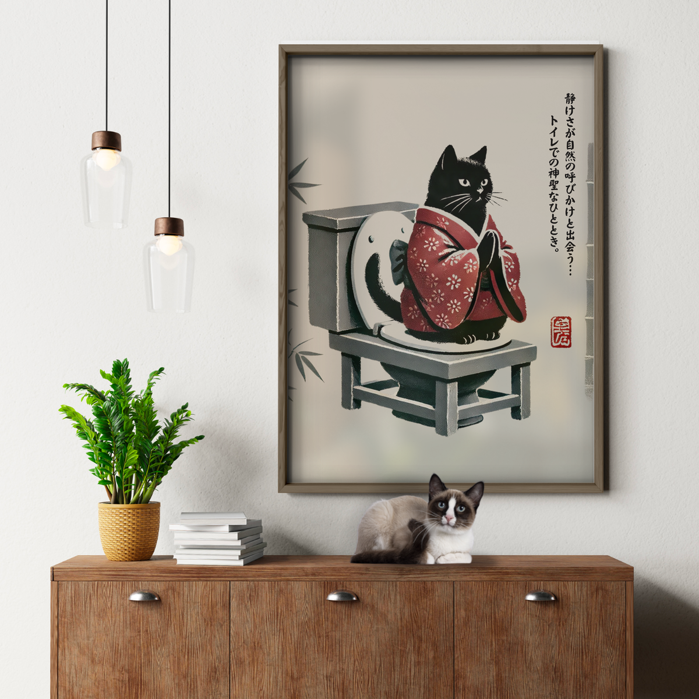 Zen Cat Kimono Seat