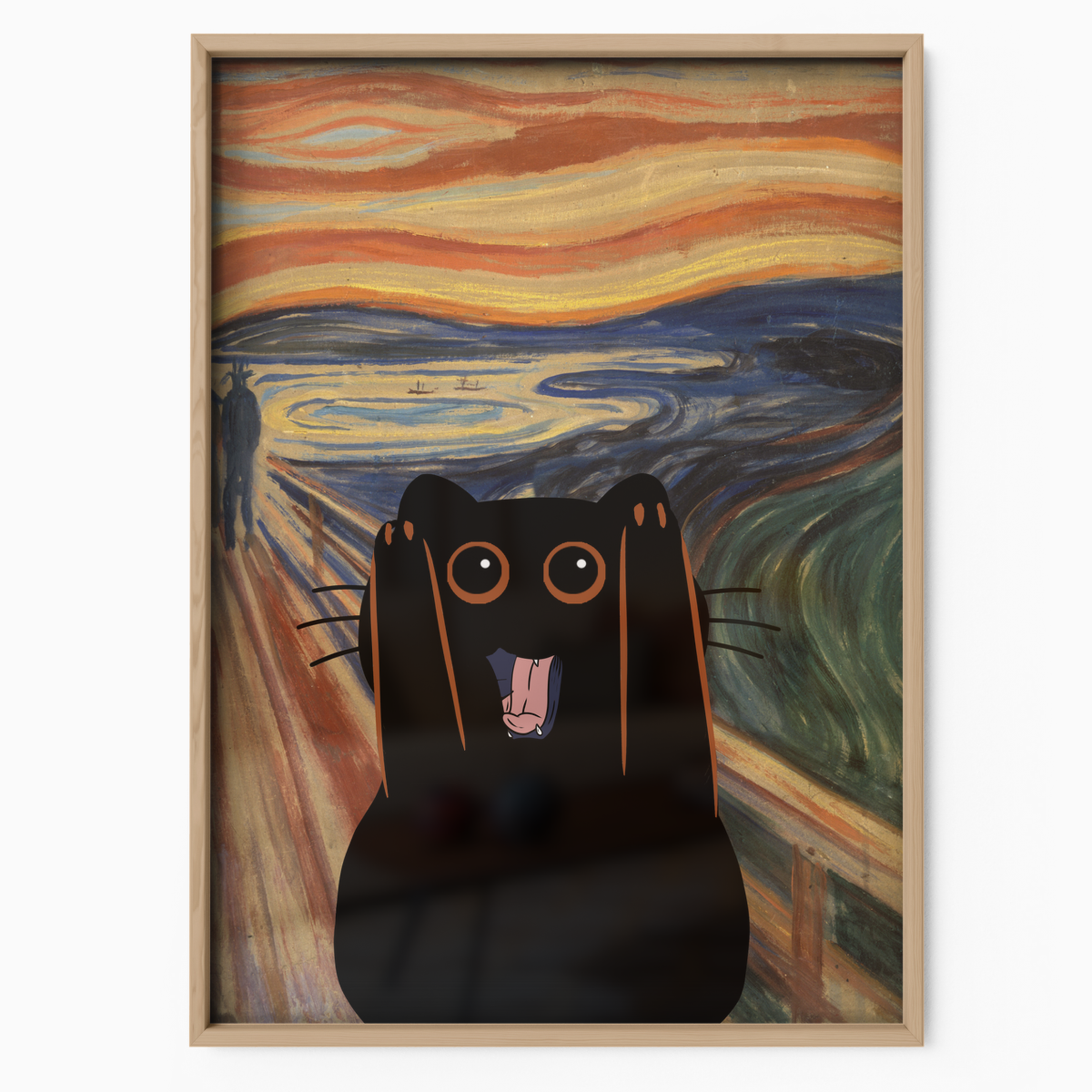 Black Cat Scream X Van Gogh