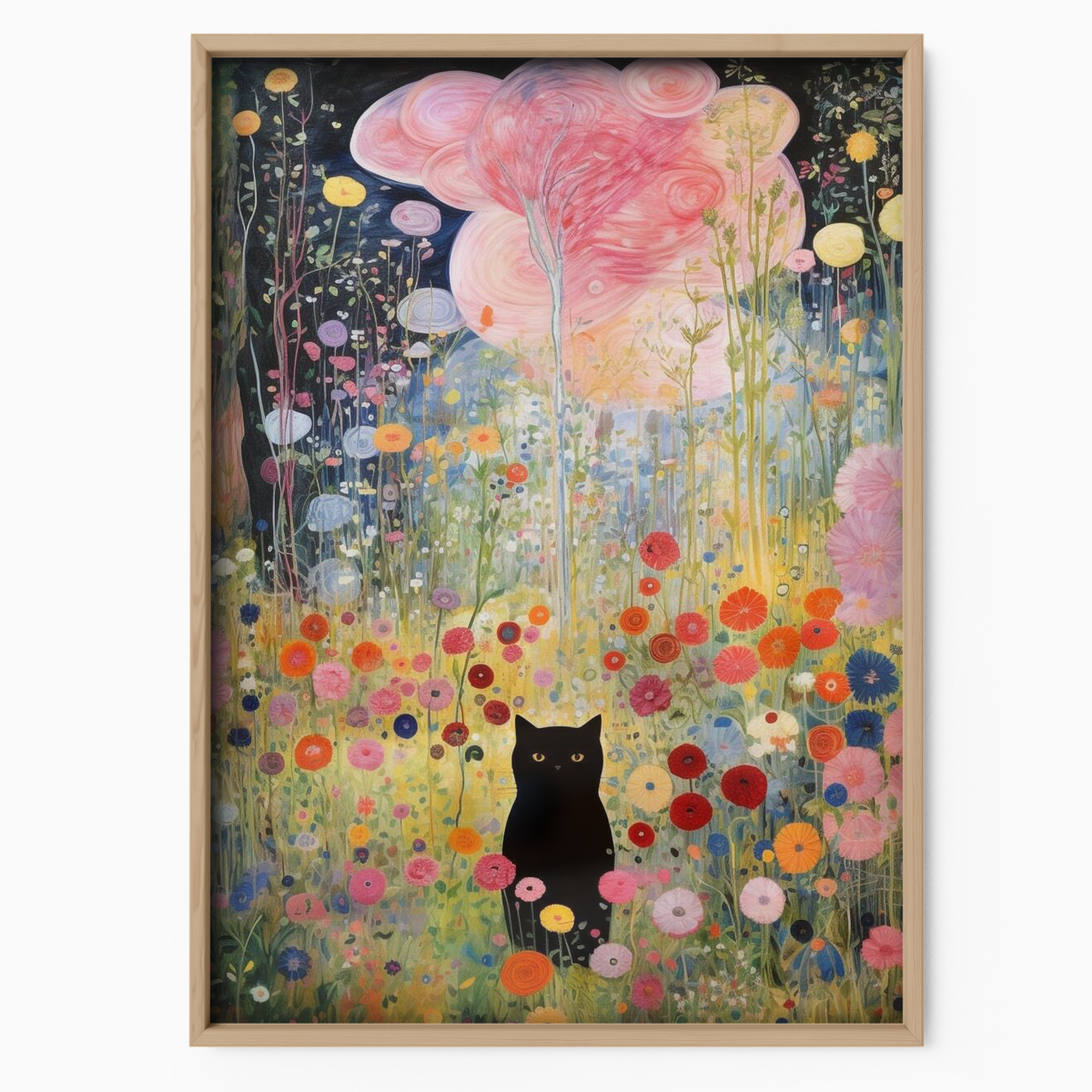 Black Cat X Gustav Klimt