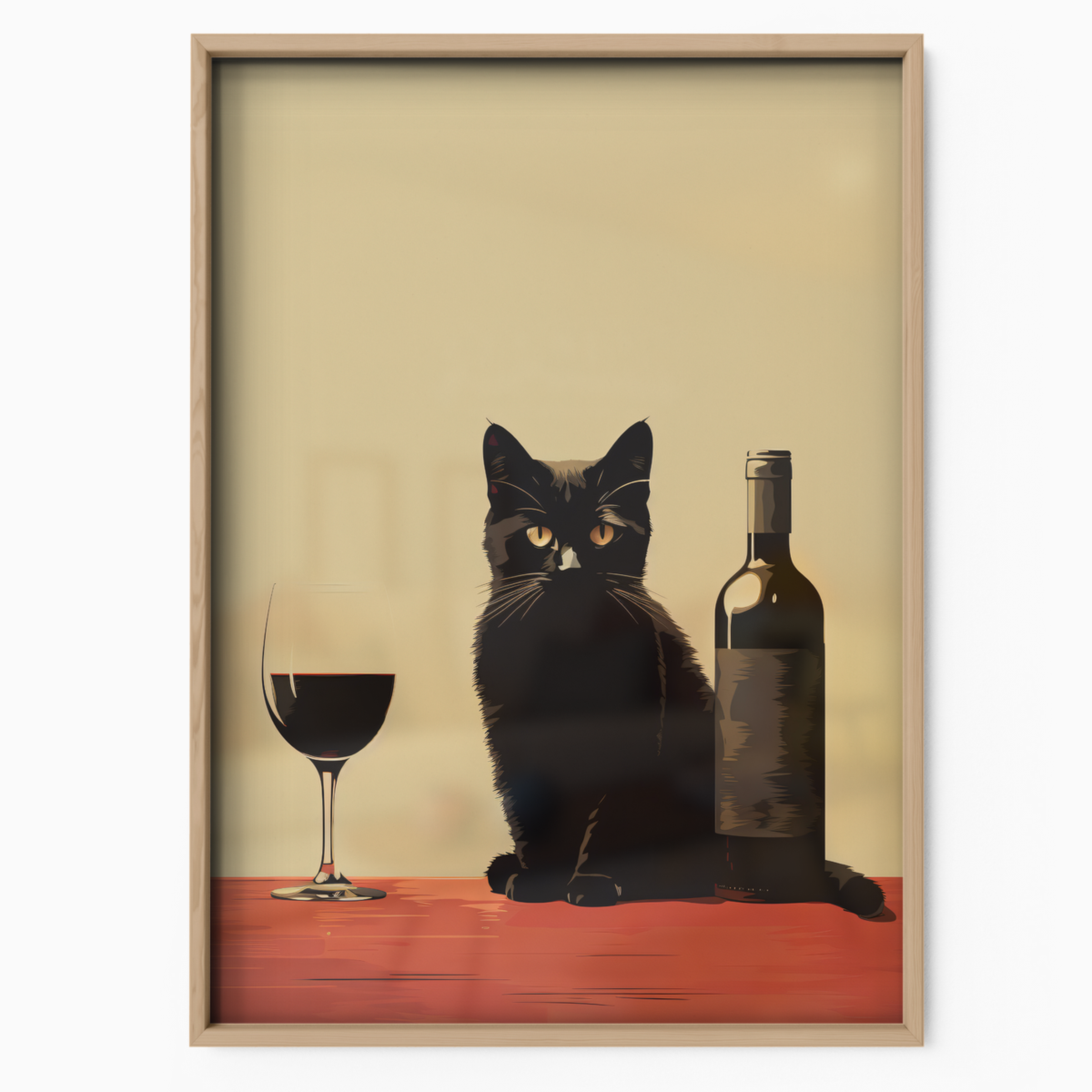Cat At The Bar