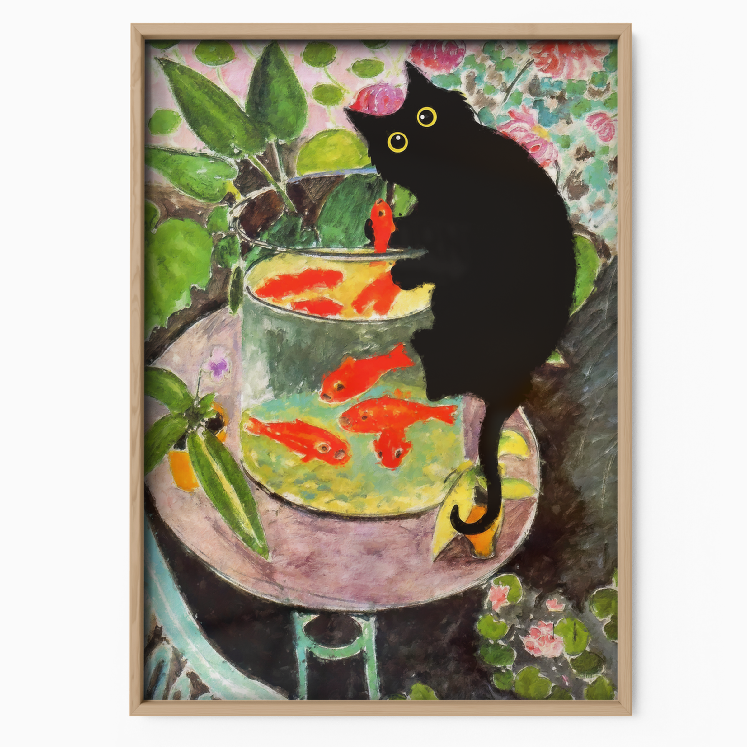 Cat Goldfish X Matisse