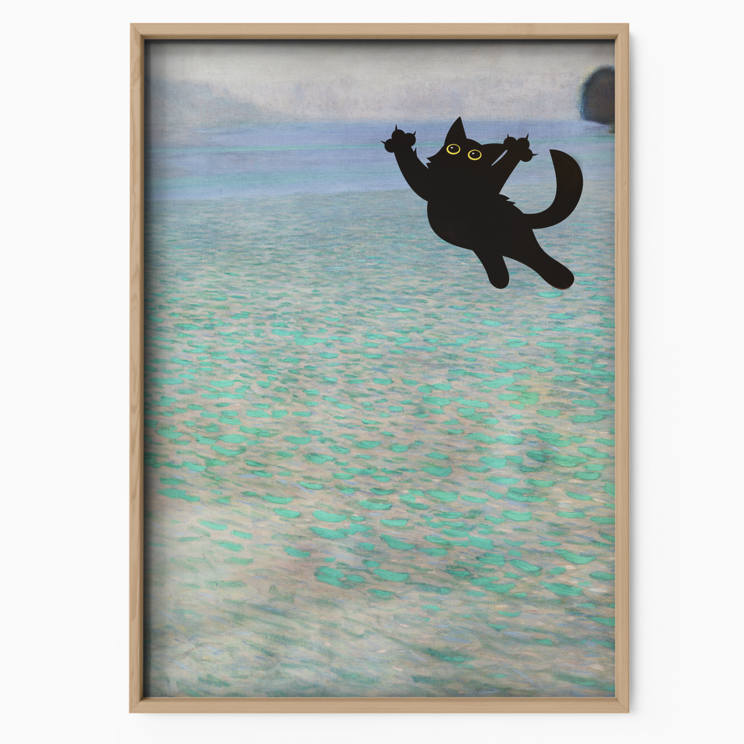 Cat Jump X Klimt Attersee