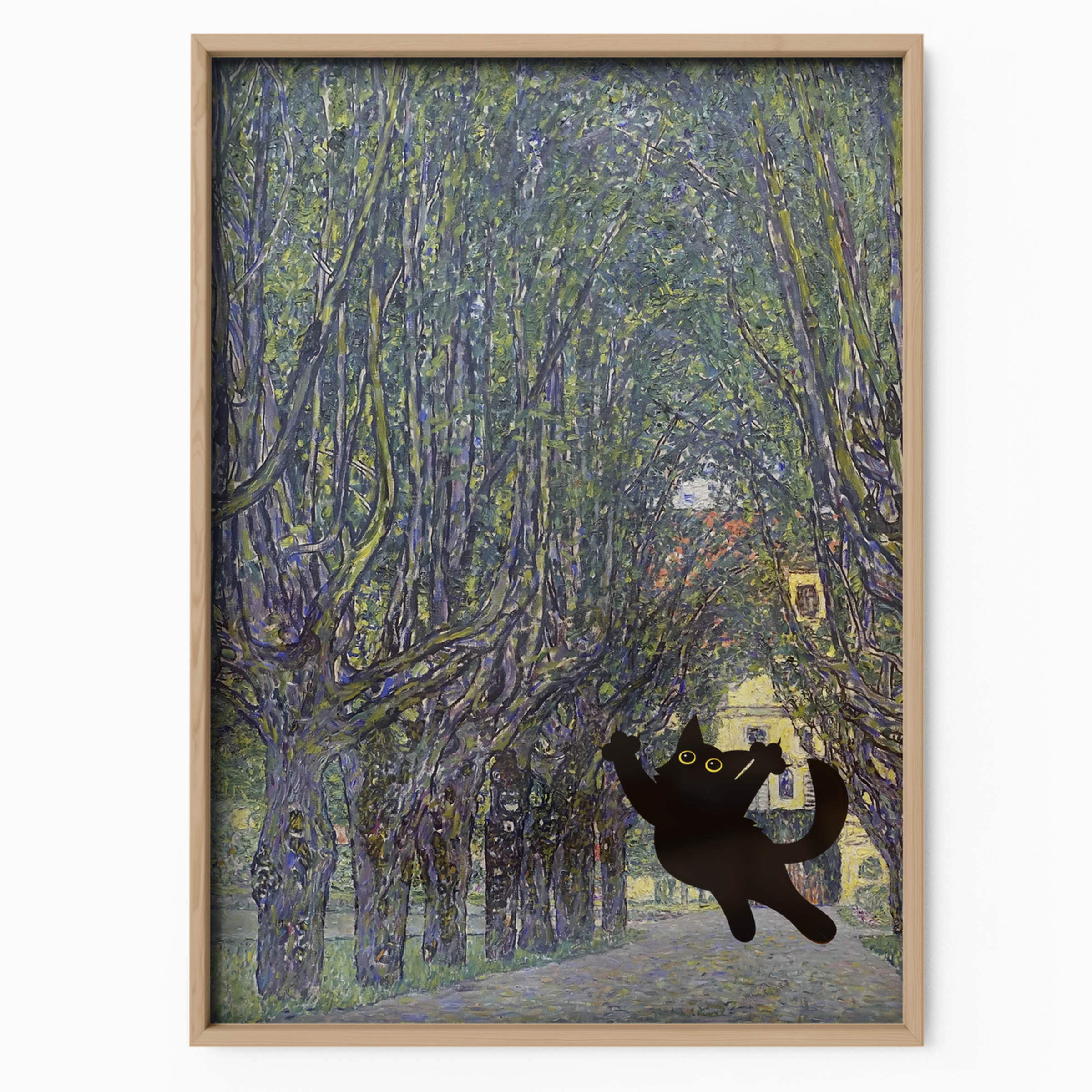 Cat Jump X Klimt The Avenue In The Park