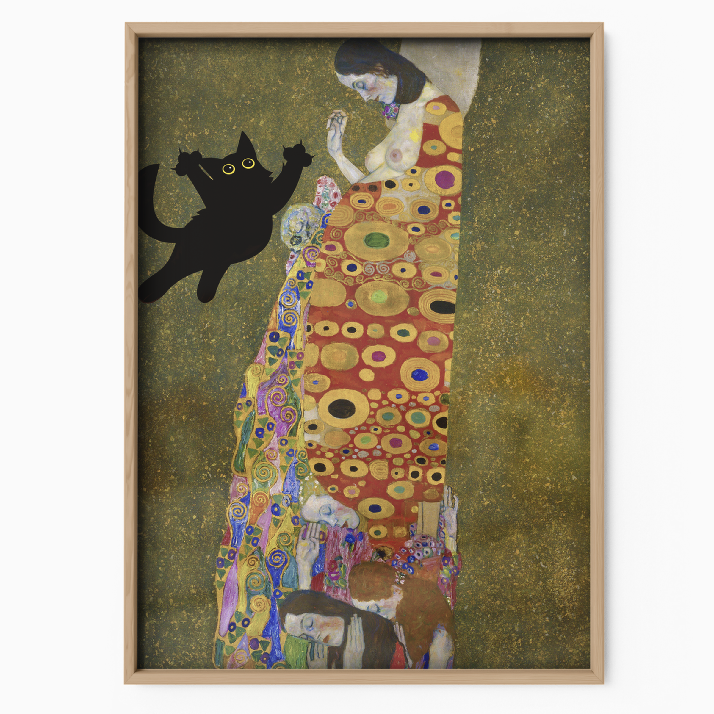 Cat Jump X Klimt The Virgin