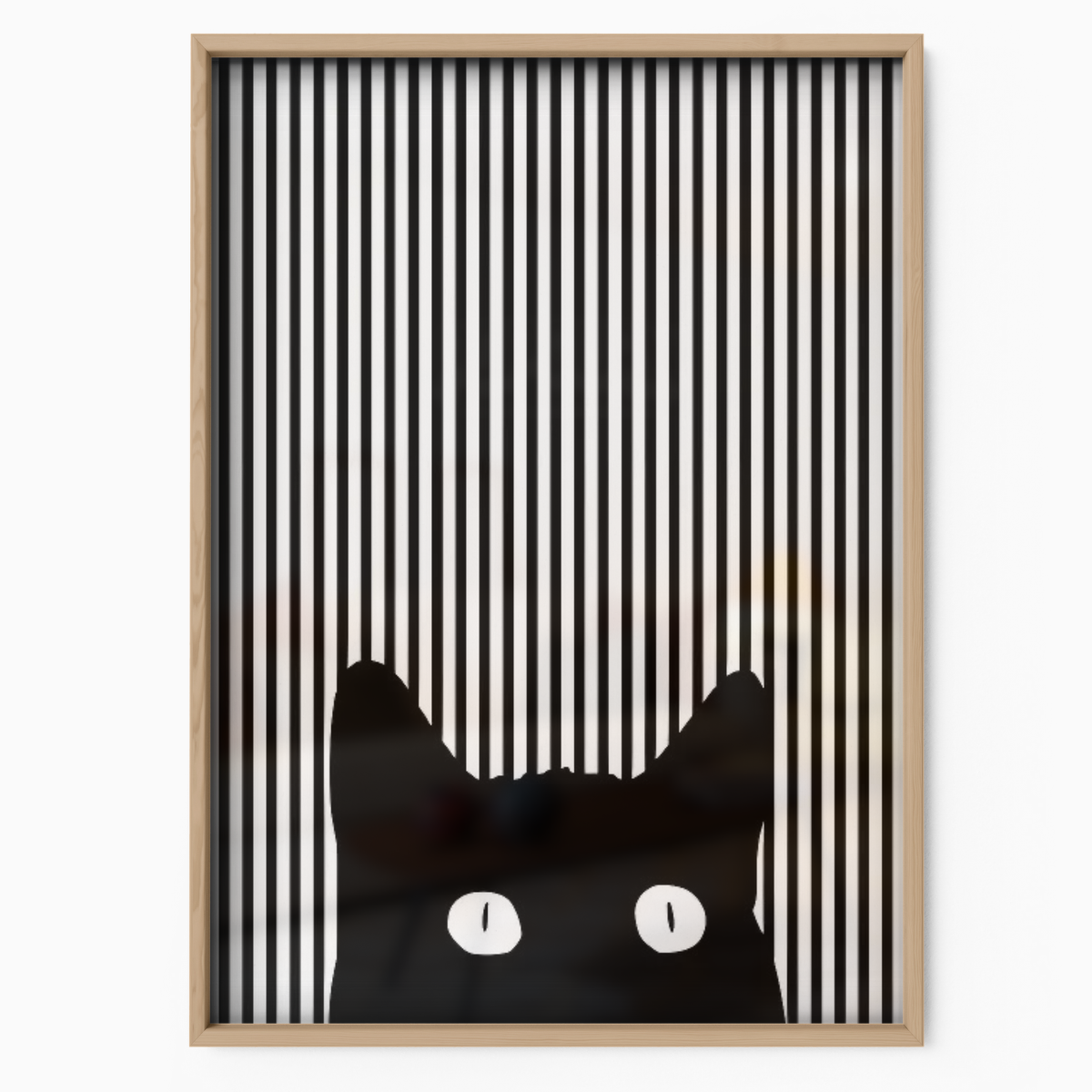 Cat Line B W 1 2