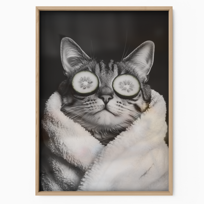 Cozy Cat Cucumber Spa