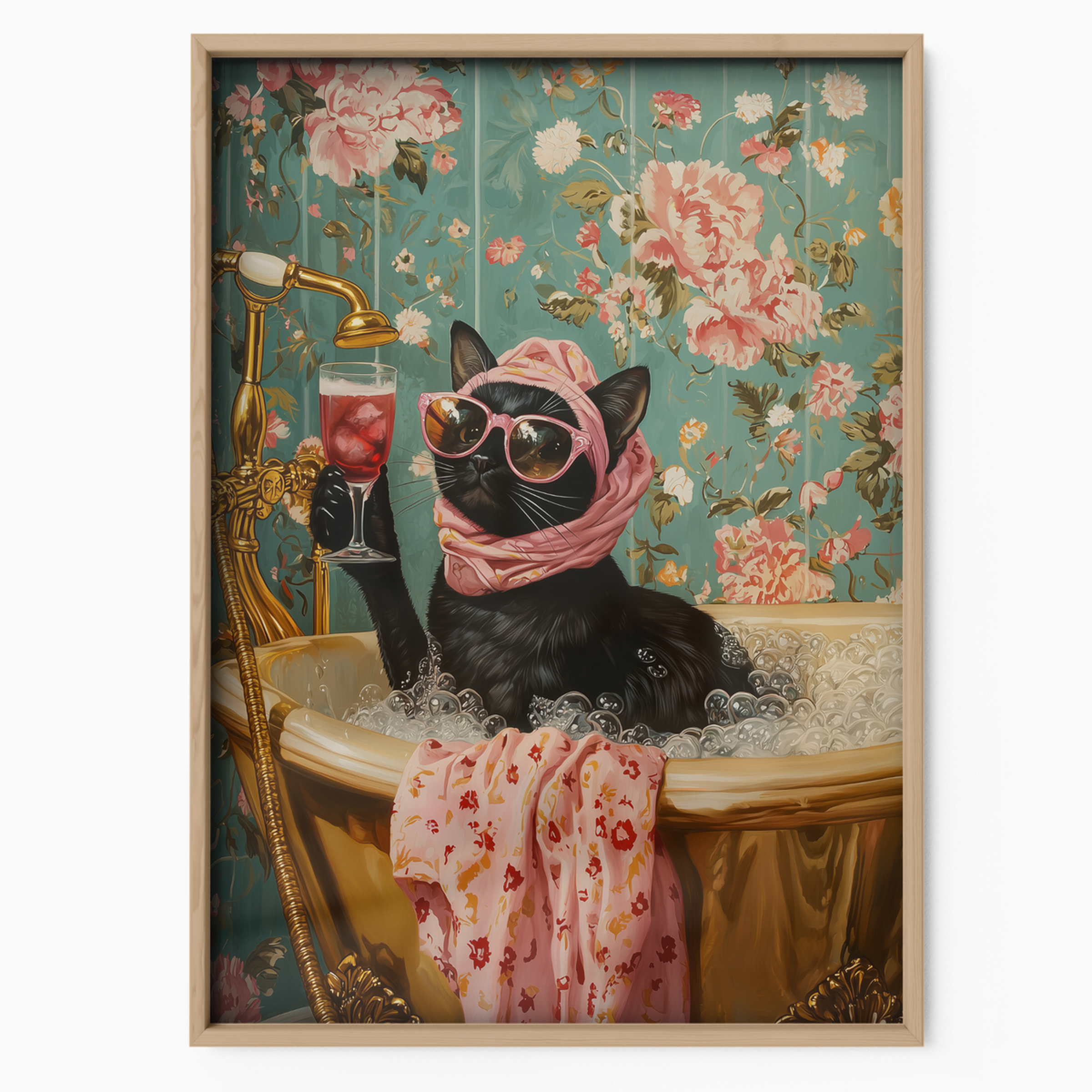 Cozy Cat Glam Bath