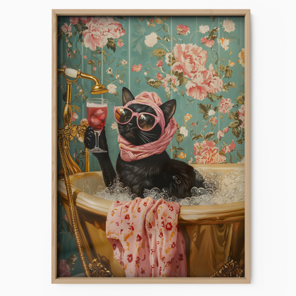 Cozy Cat Glam Bath