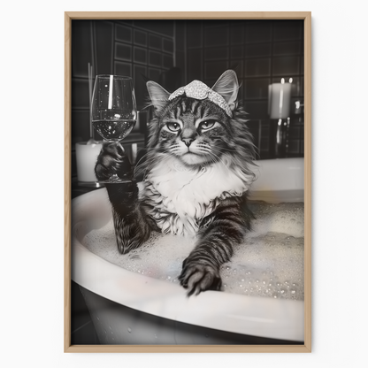 Cozy Cat Glam Relax