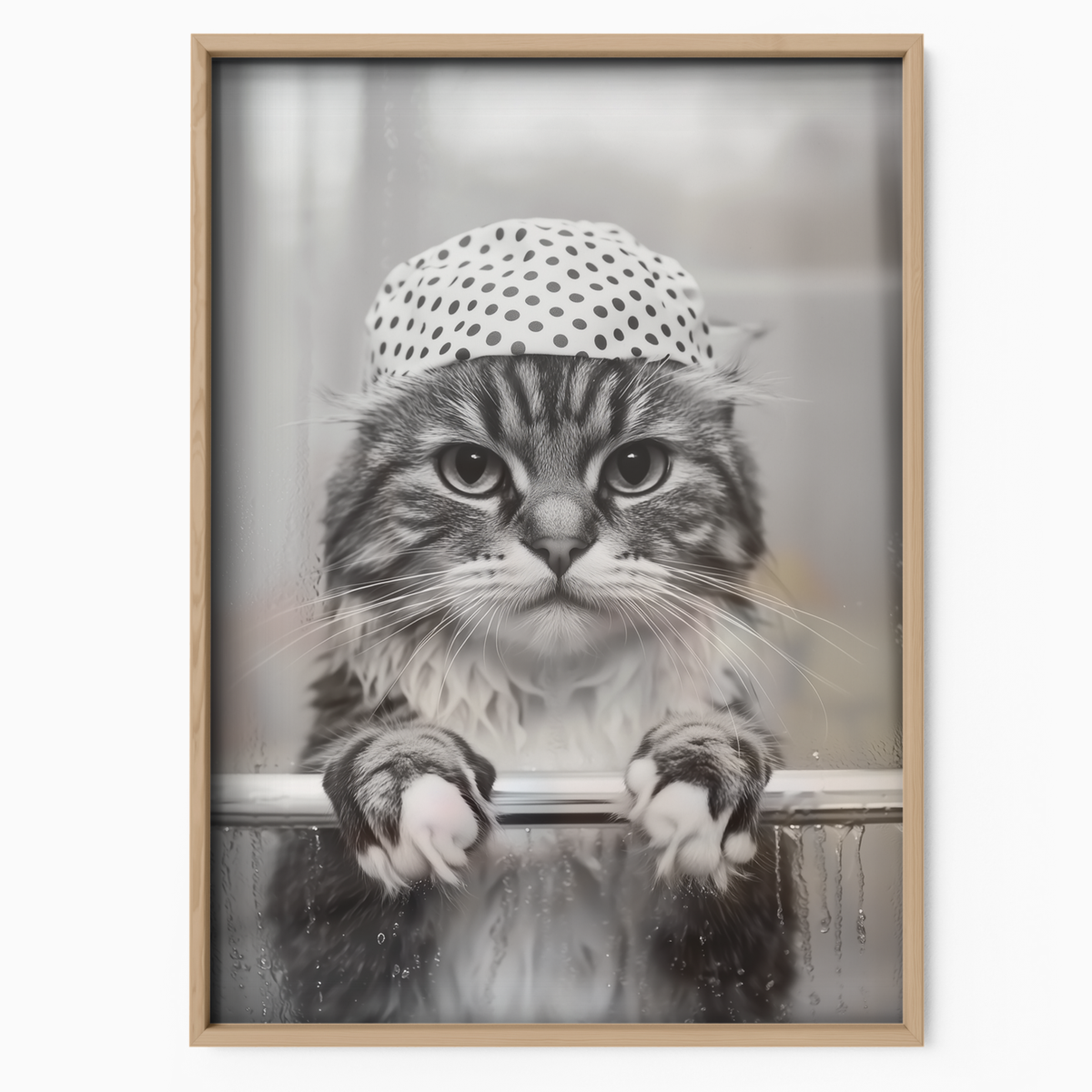 Cozy Cat Shower Cap