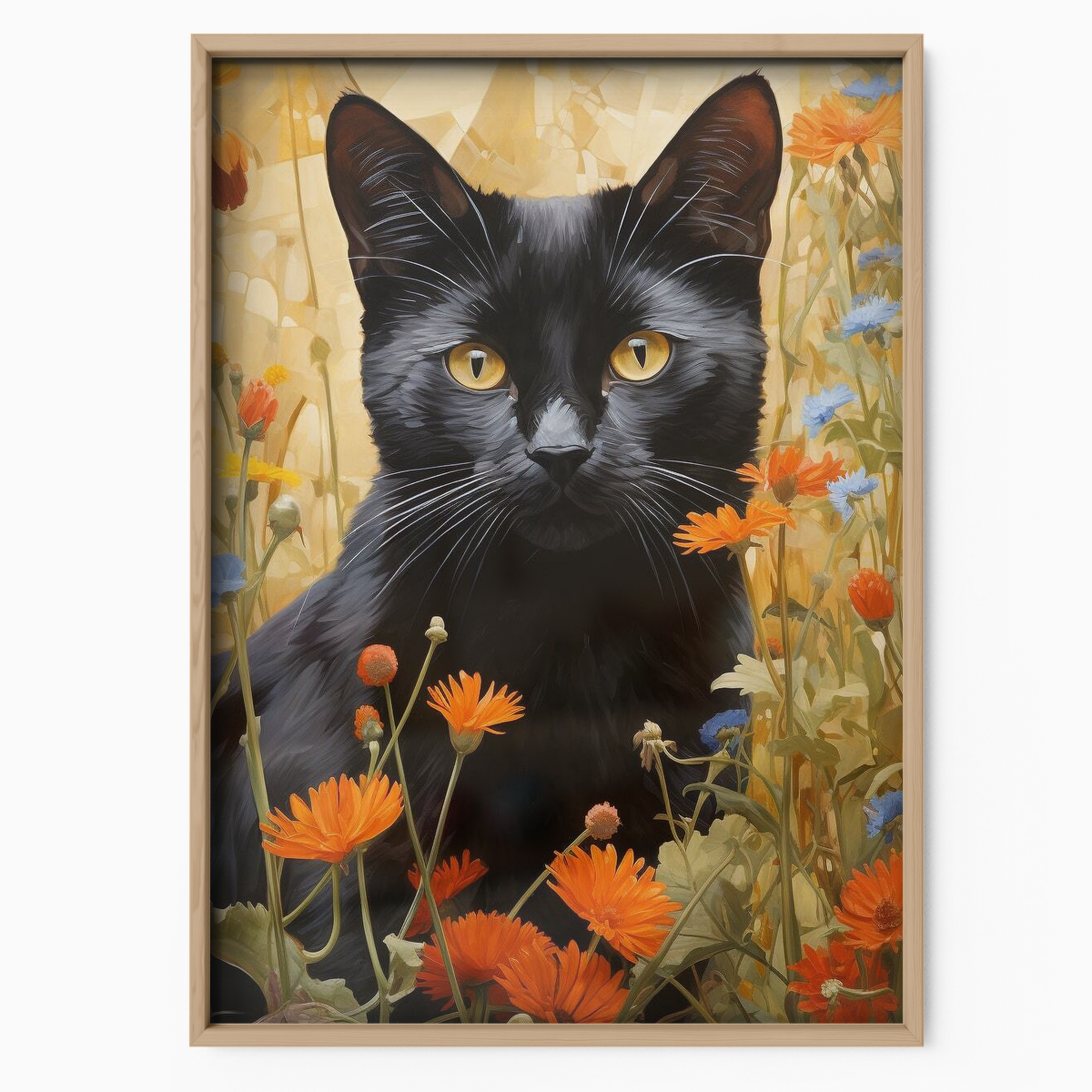 Golden Gaze Cat