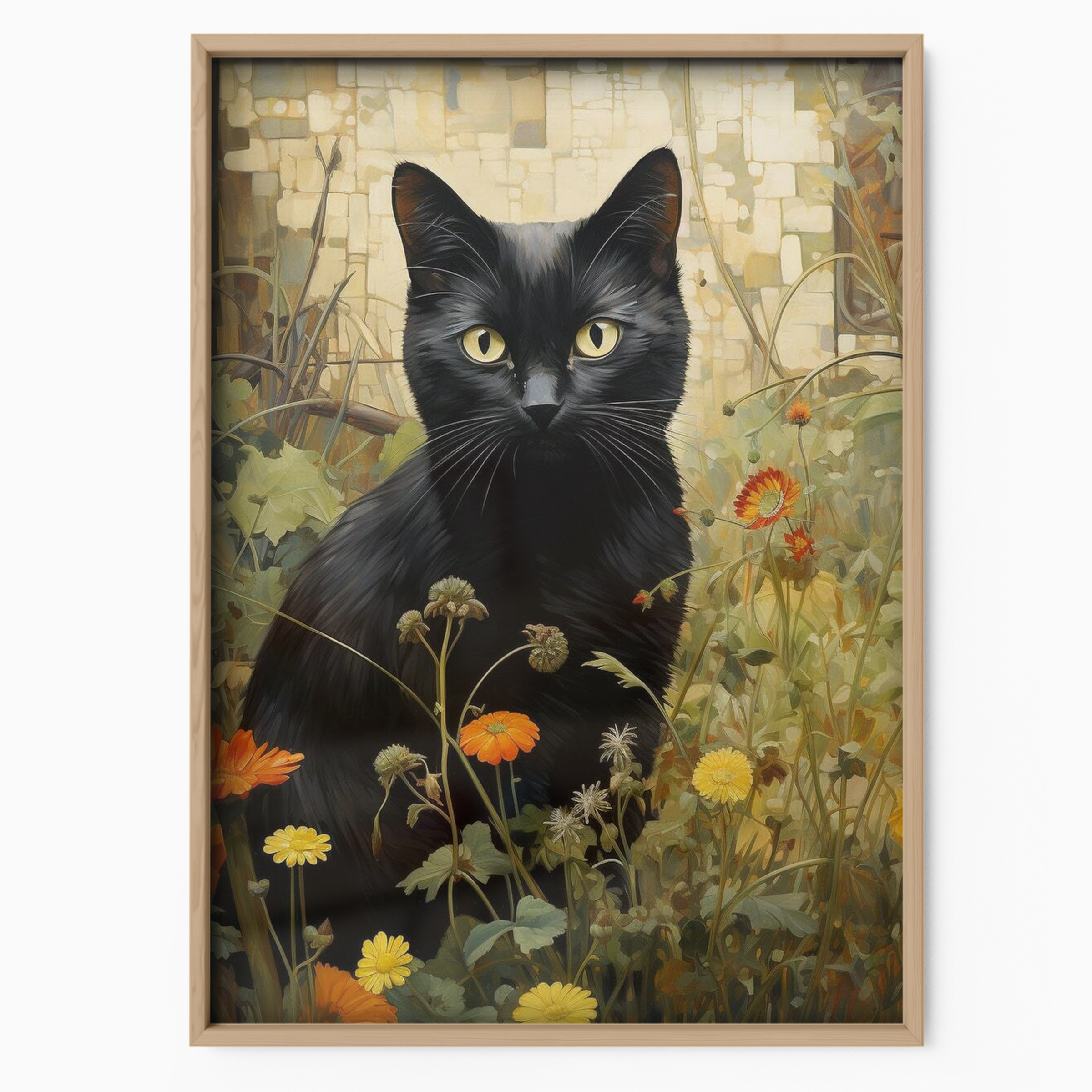Golden Meadow Cat