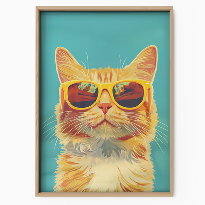 Groovy Cat Blue