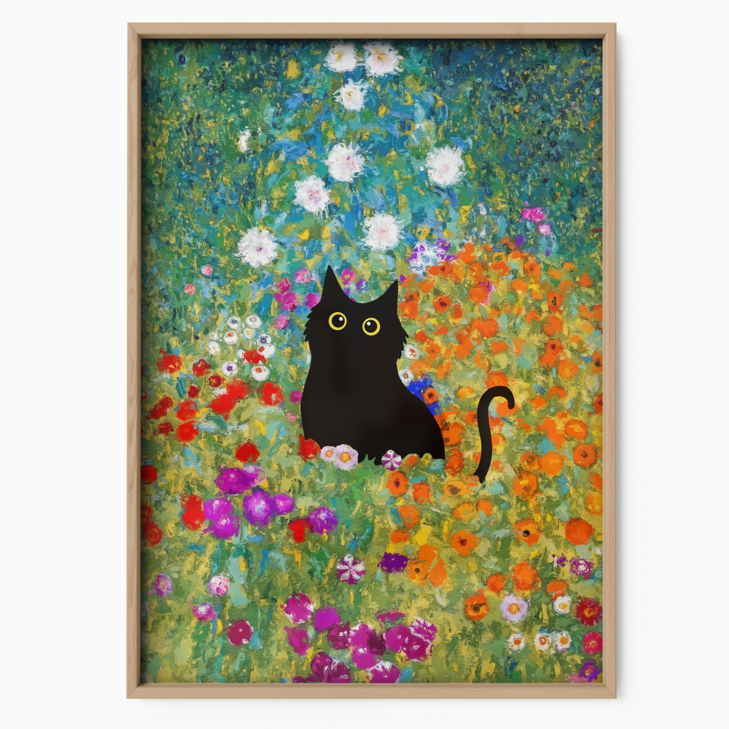 Klimt Cat Garden 3 3