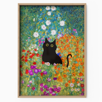 Klimt Cat Garden 3 3