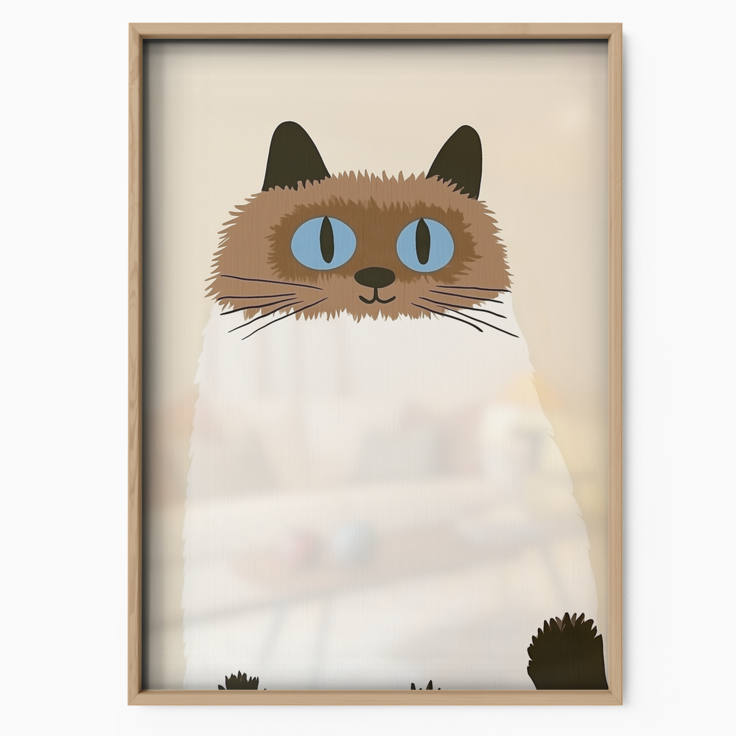 Pop Cat Blue Eyes