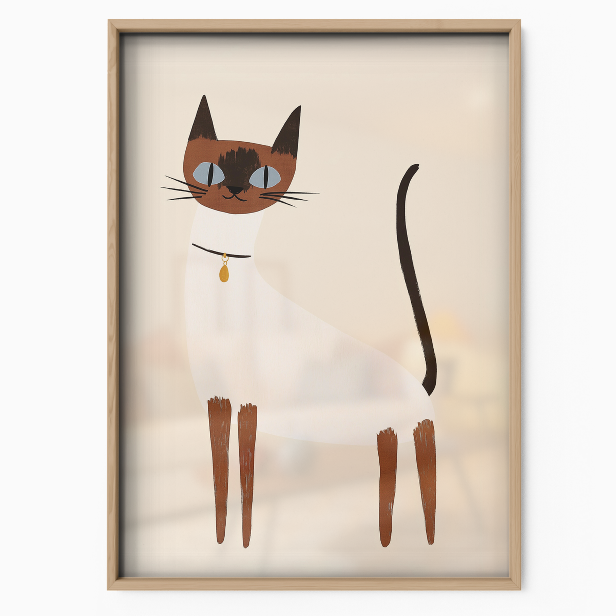 Pop Cat Elegant Siamese