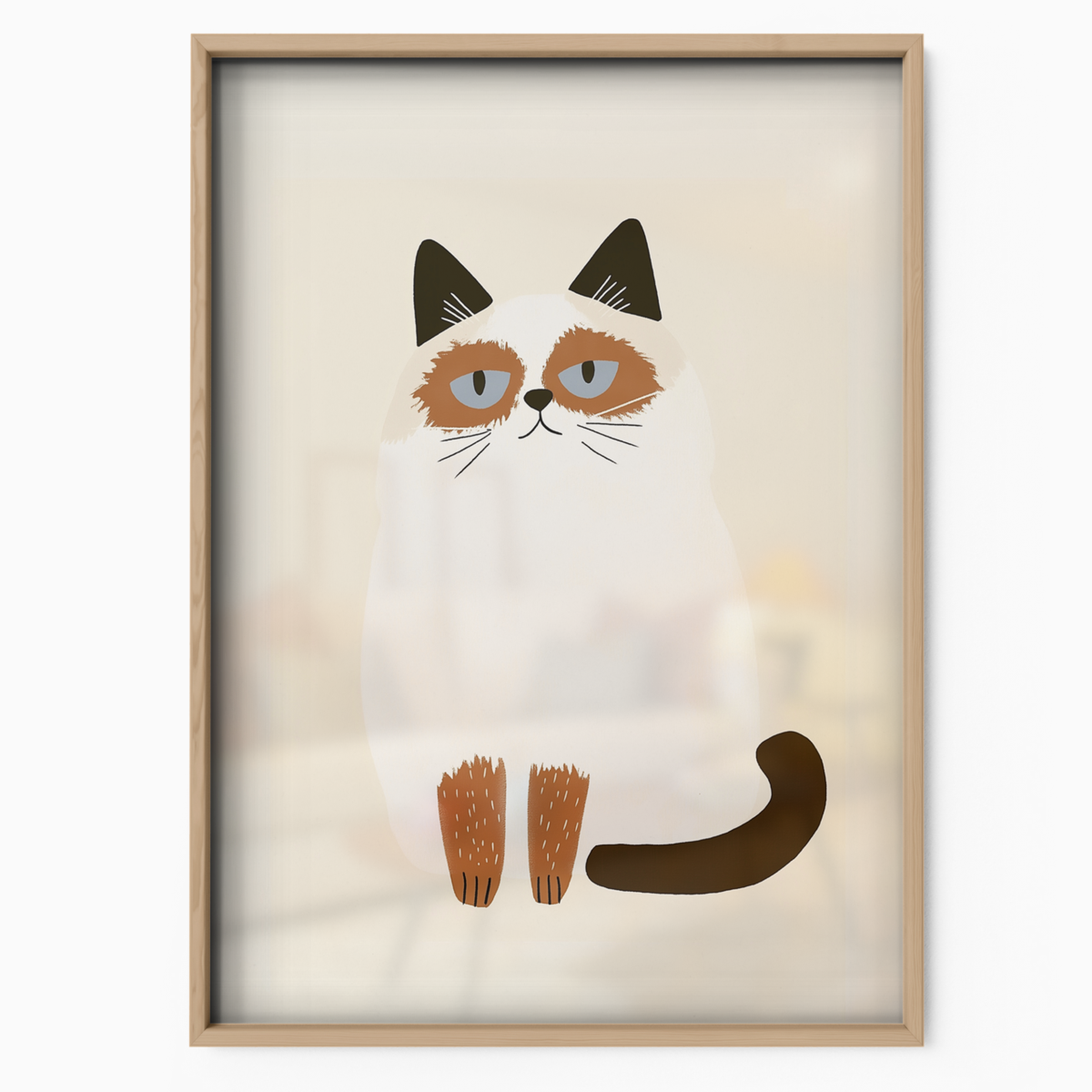 Pop Cat Green Scarf