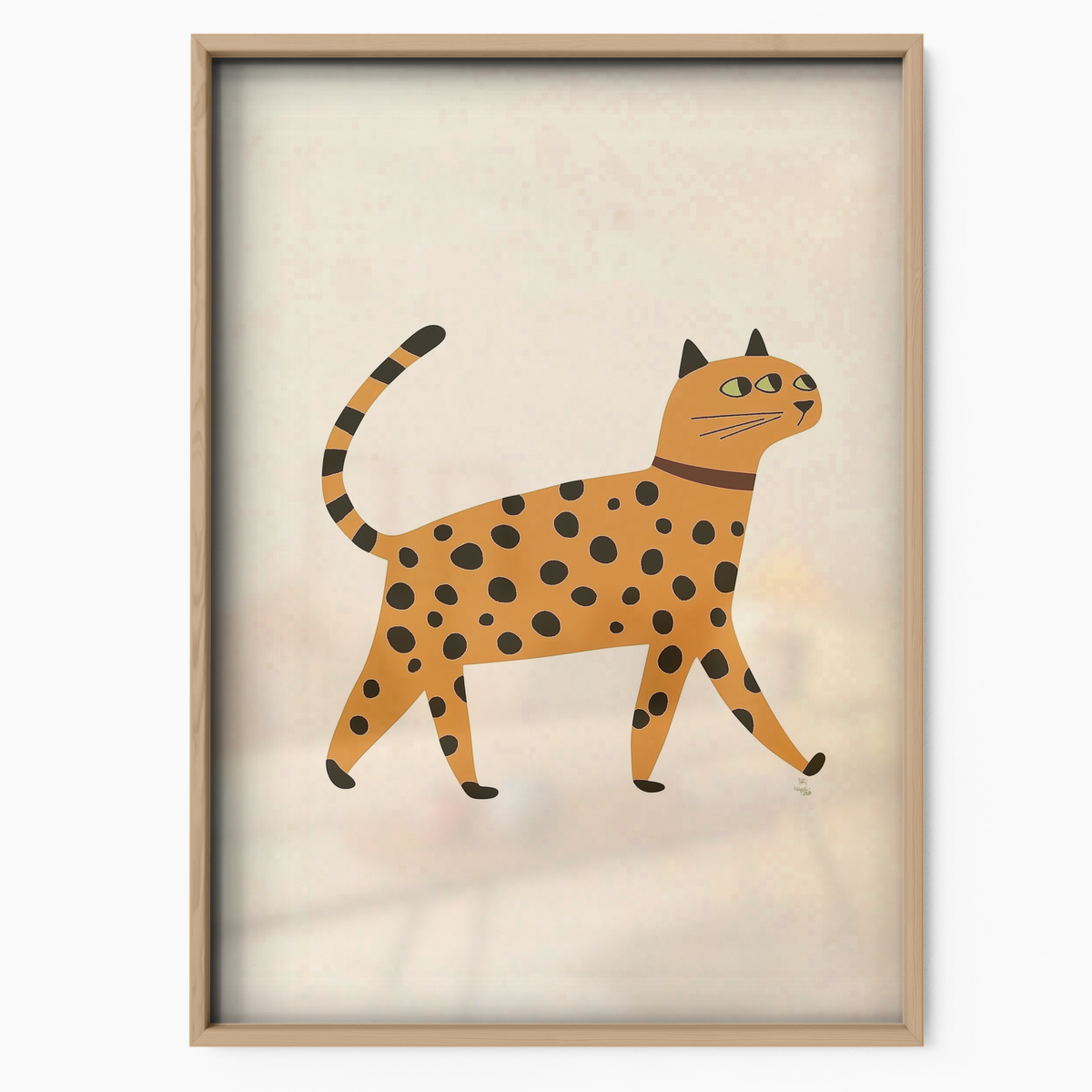 Pop Cat Leopard Walk