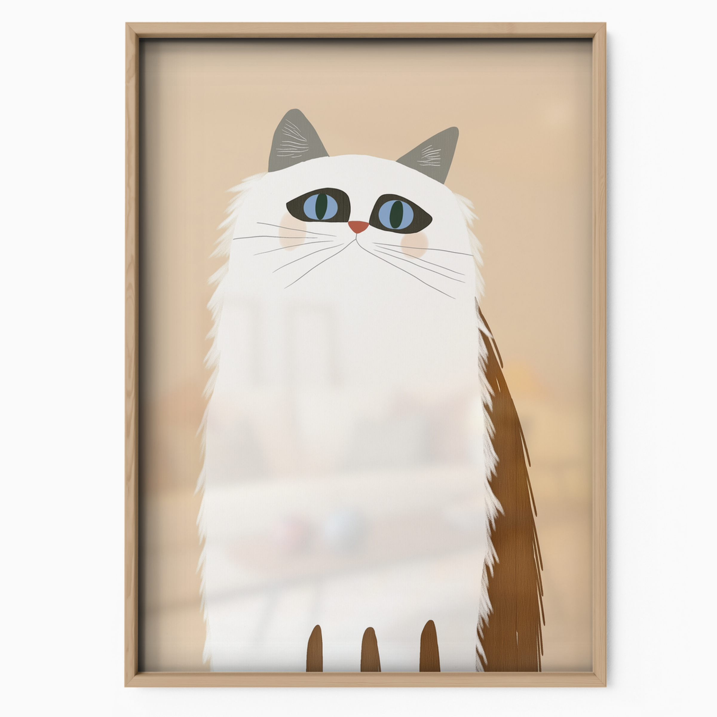 Pop Cat Split Fur