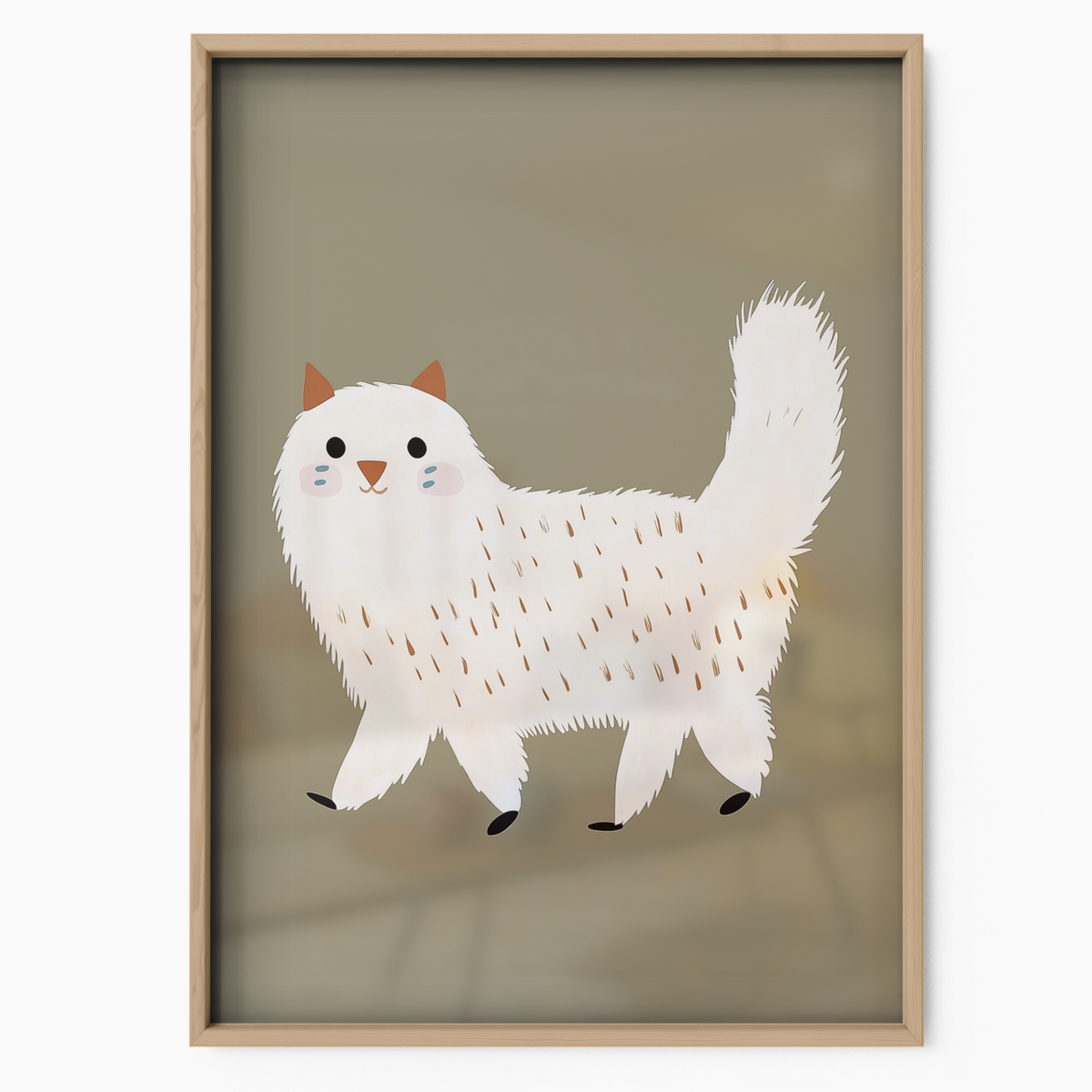 Pop Cat White Tail
