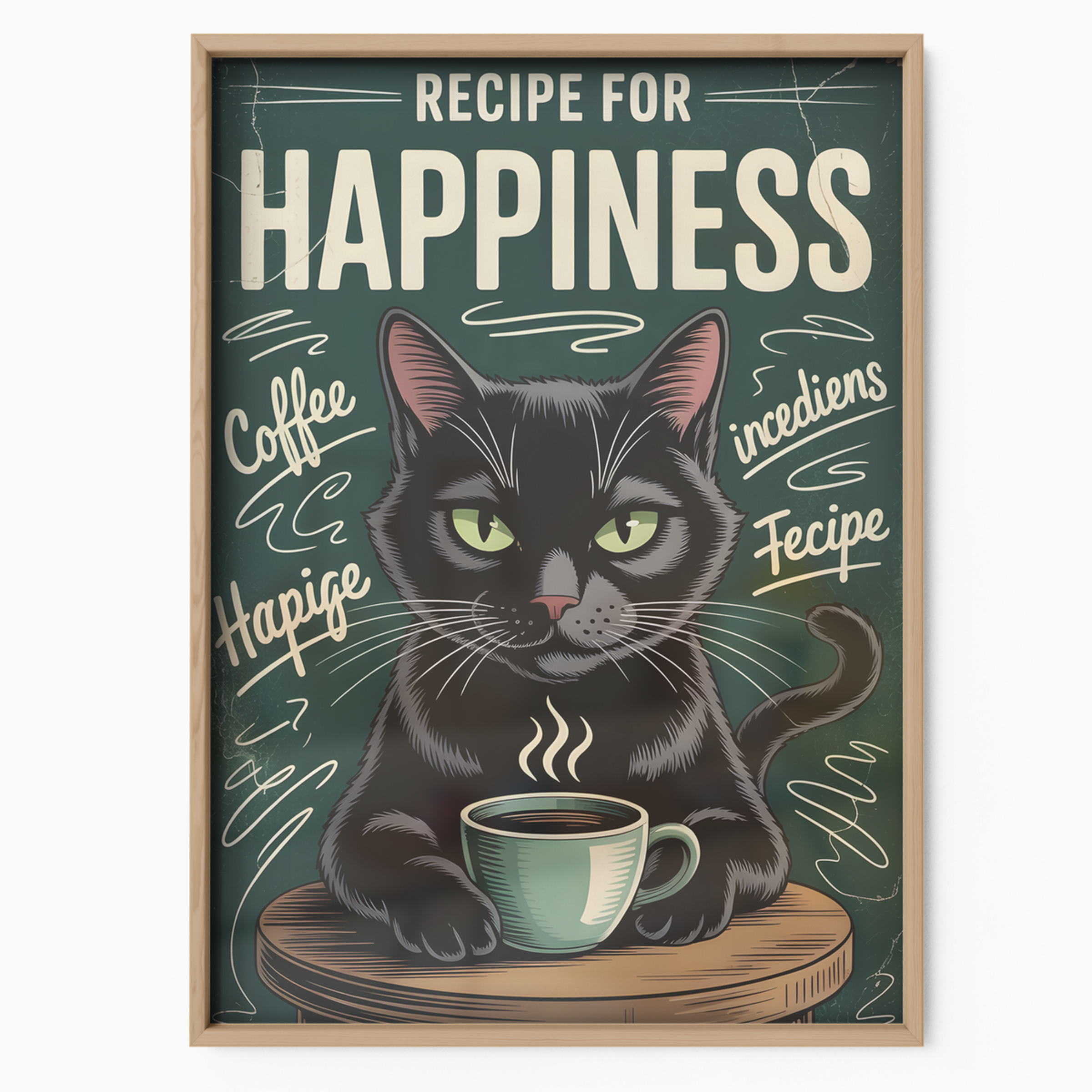 Recipe For Happiness Cat