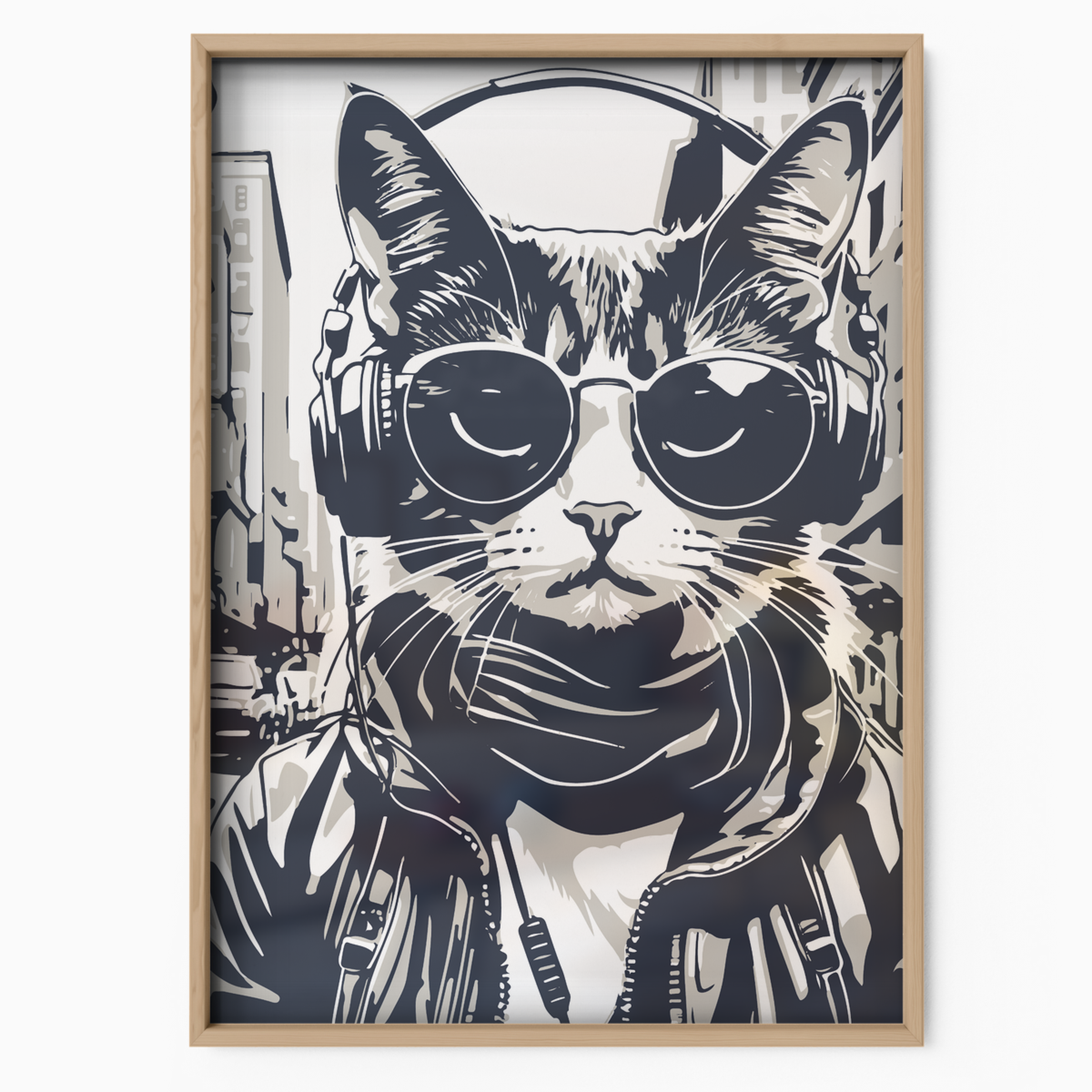 Streetwear Cat Grey
