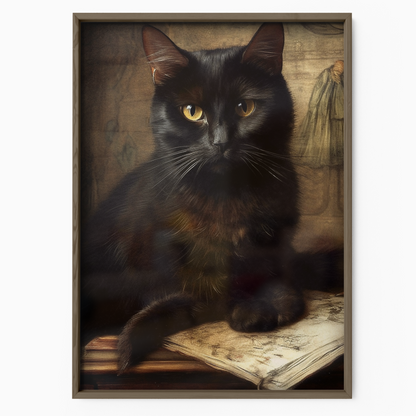 Artsy Cat Golden Gaze