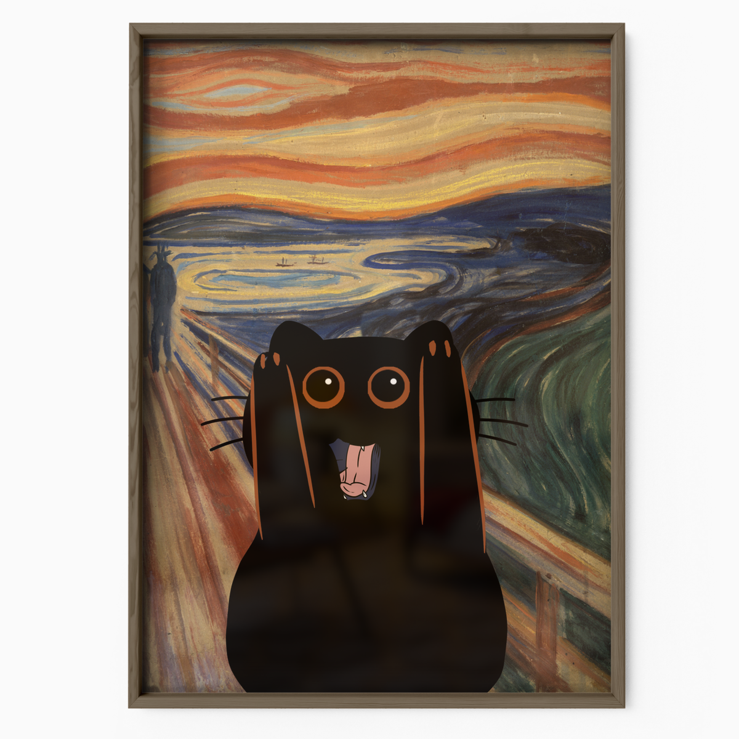 Black Cat Scream X Van Gogh